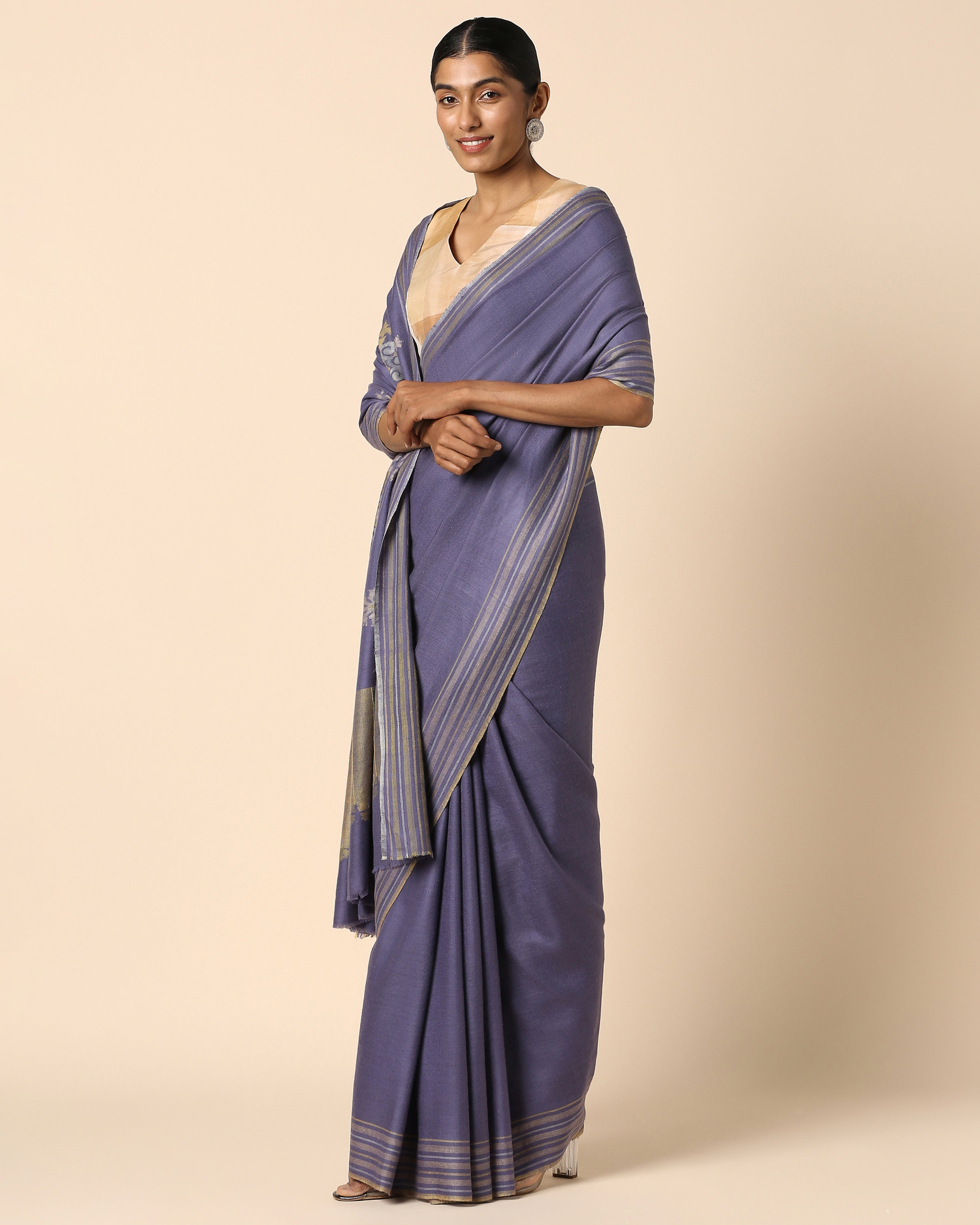 Anvithaa Kashmir Kani Pashmina Saree