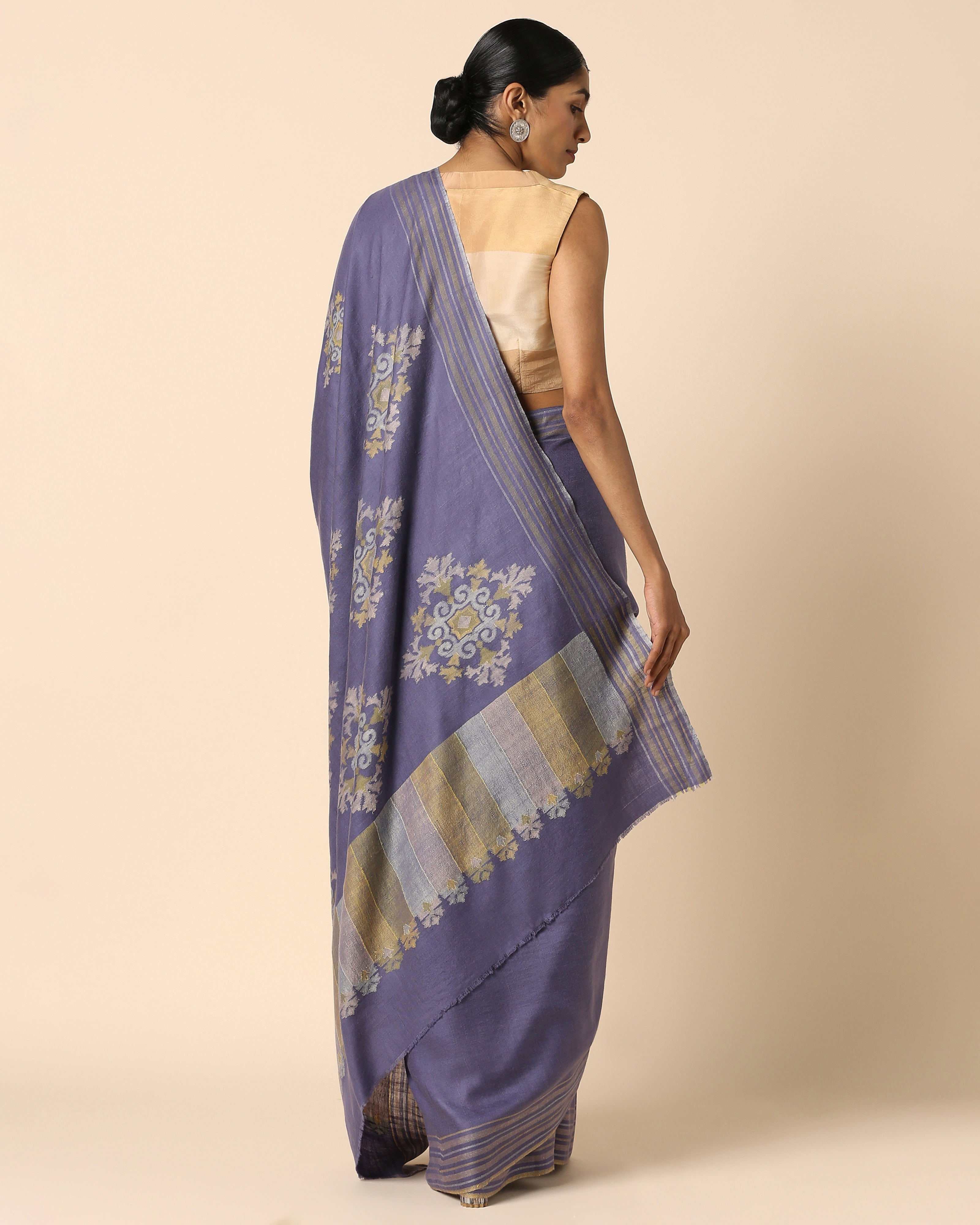 Anvithaa Kashmir Kani Pashmina Saree