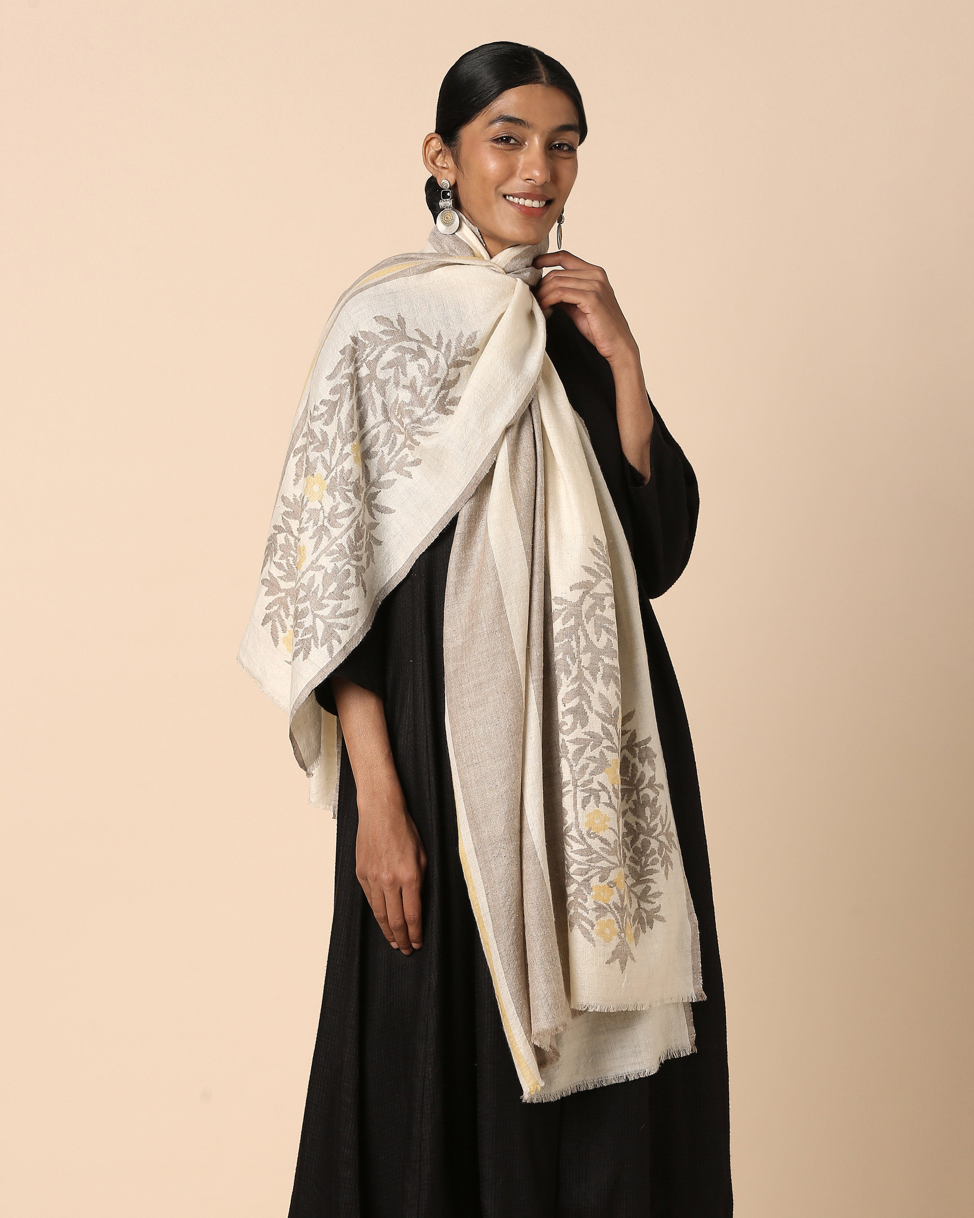 Sweena Kashmir Kani Pashmina Shawl