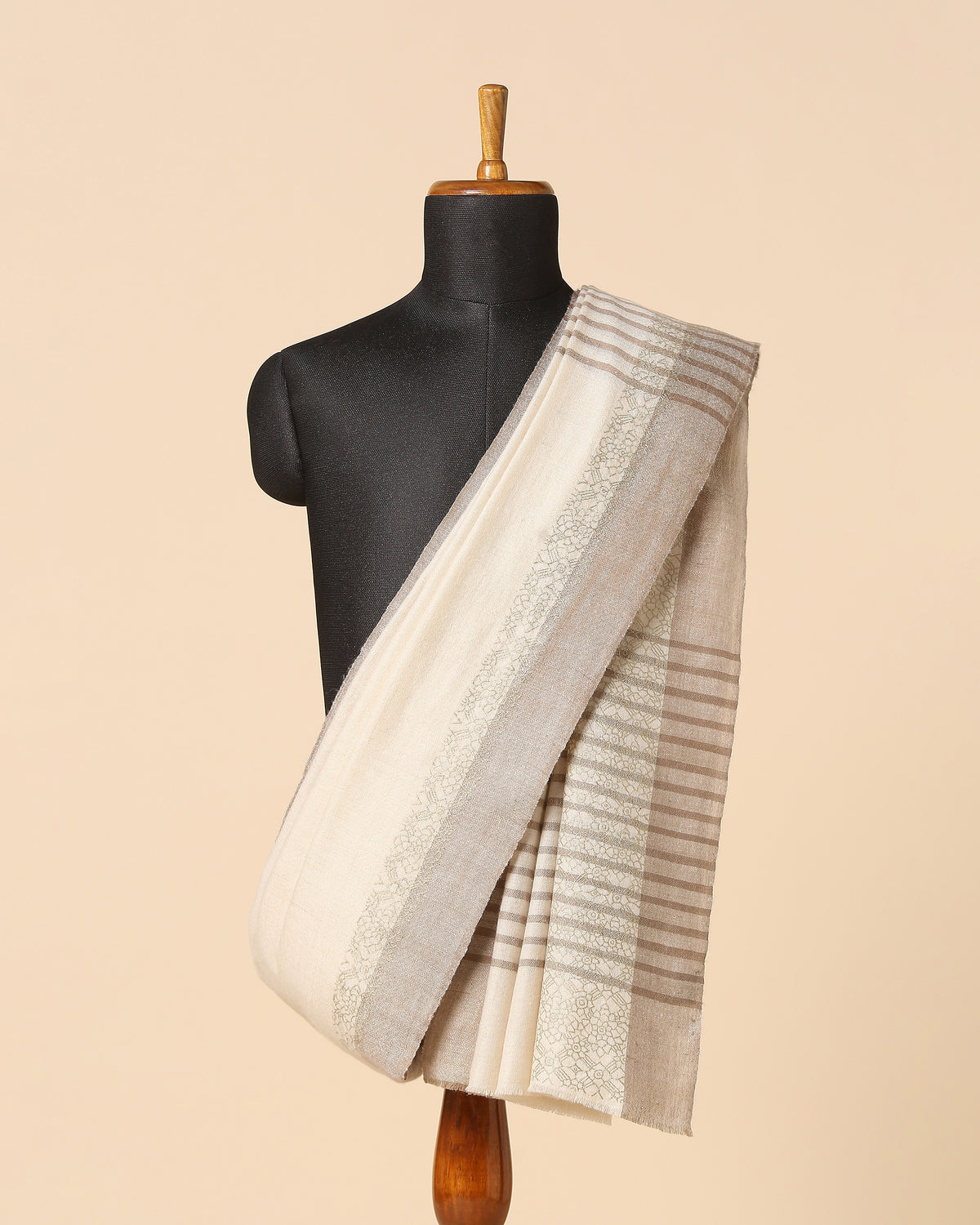 Indriya Kashmir Sozni Embroidery Pashmina Shawl