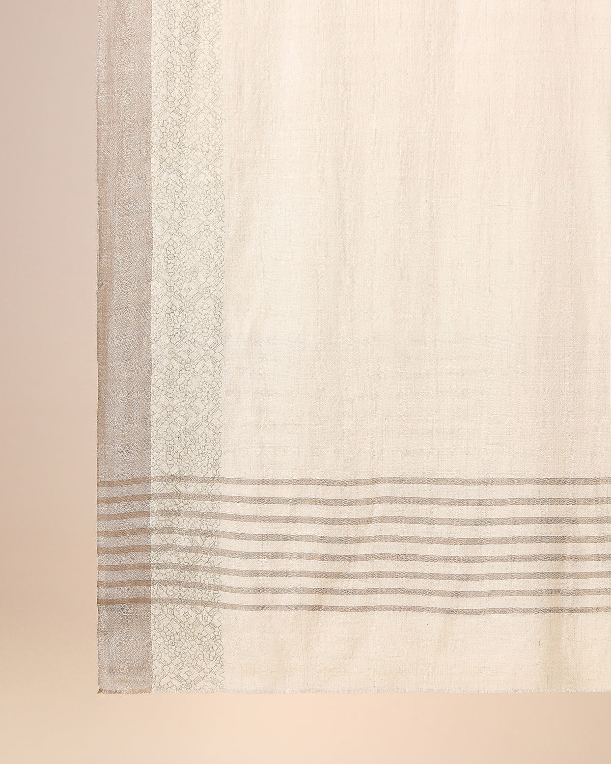 Indriya Kashmir Sozni Embroidery Pashmina Shawl