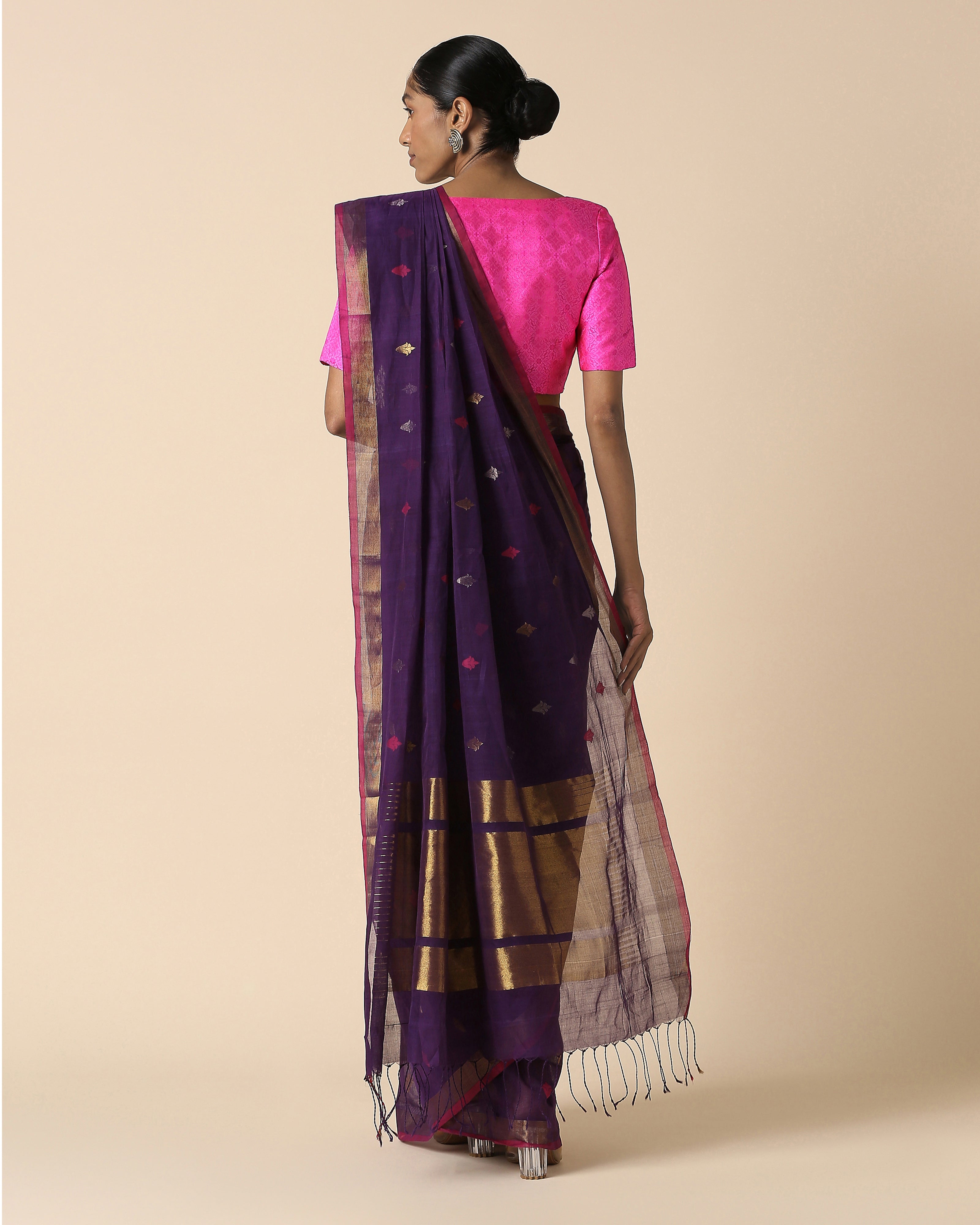 Ashwika Uppada Jamdani Cotton Saree