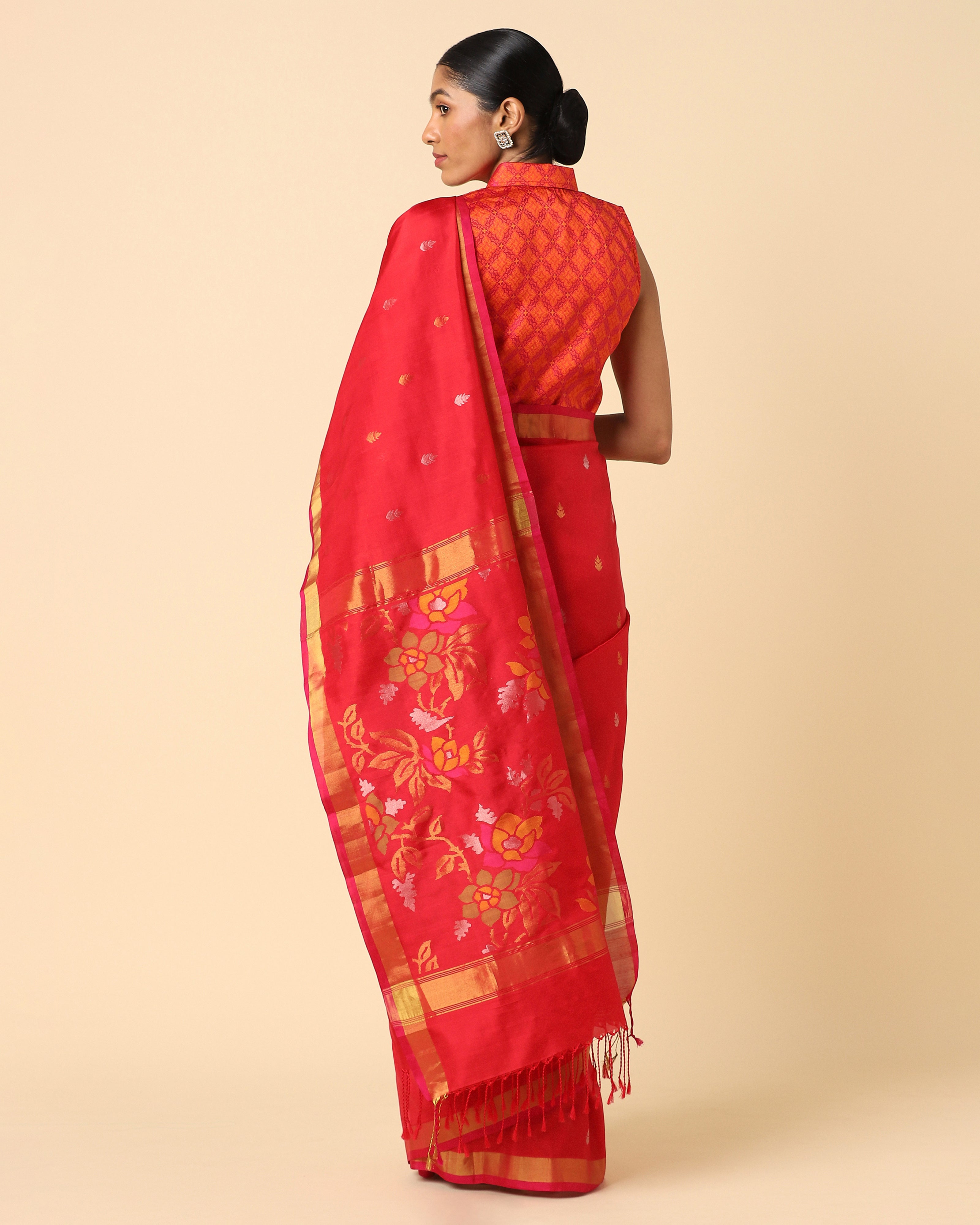 Samhidha Uppada Jamdani Silk Saree