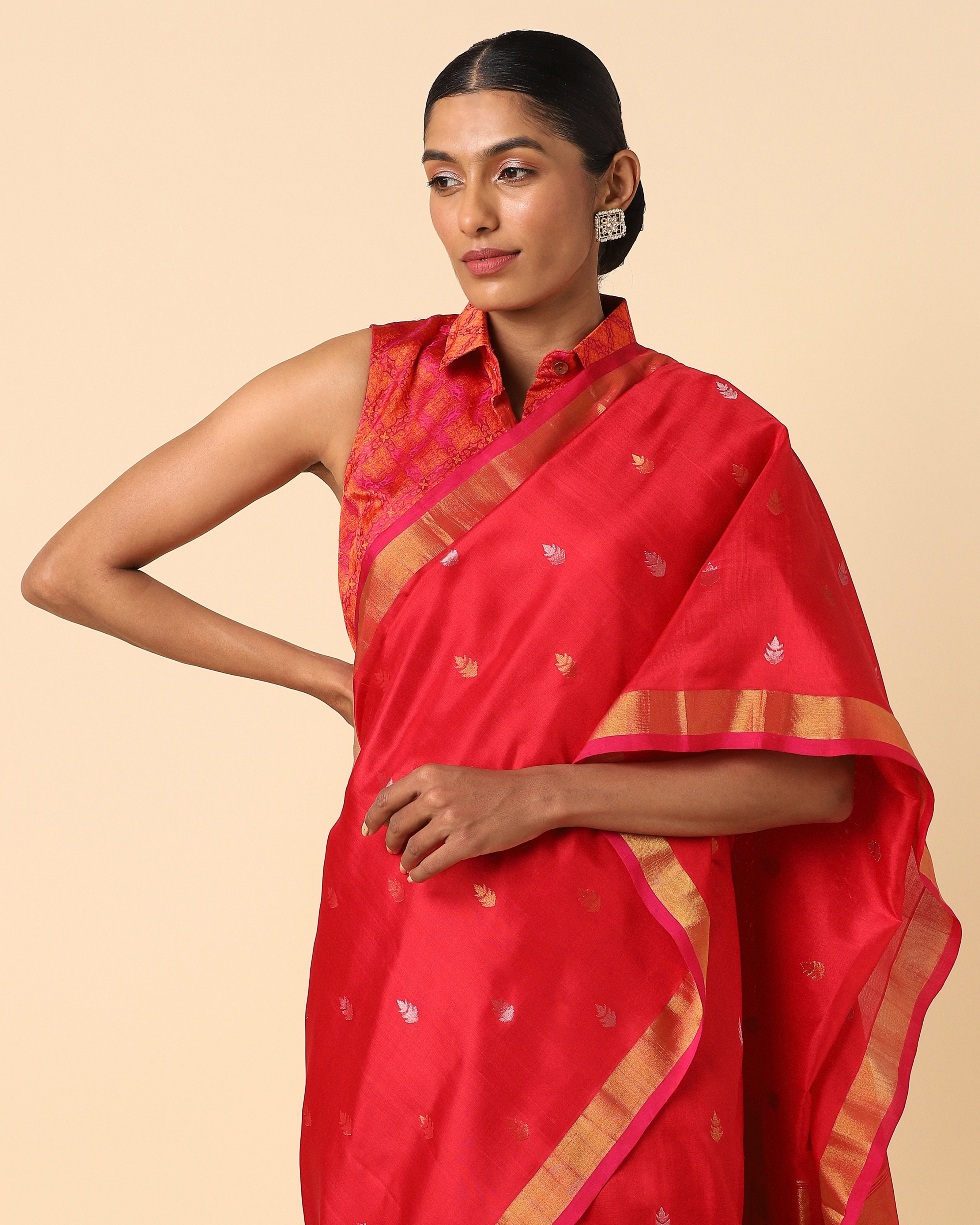 Samhidha Uppada Jamdani Silk Saree
