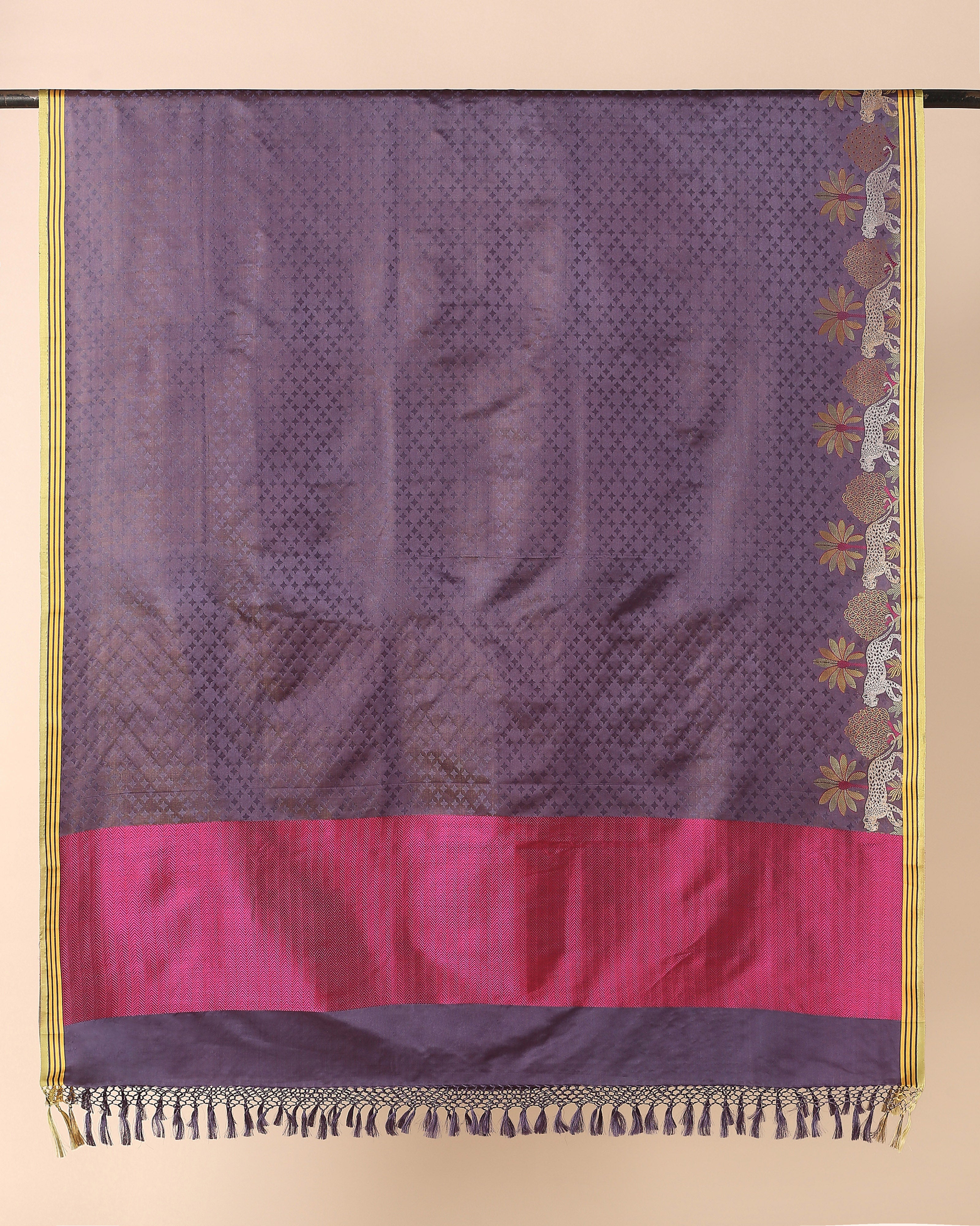 Minha Banarasi Tanchoi And Kadwa Silk Dupatta
