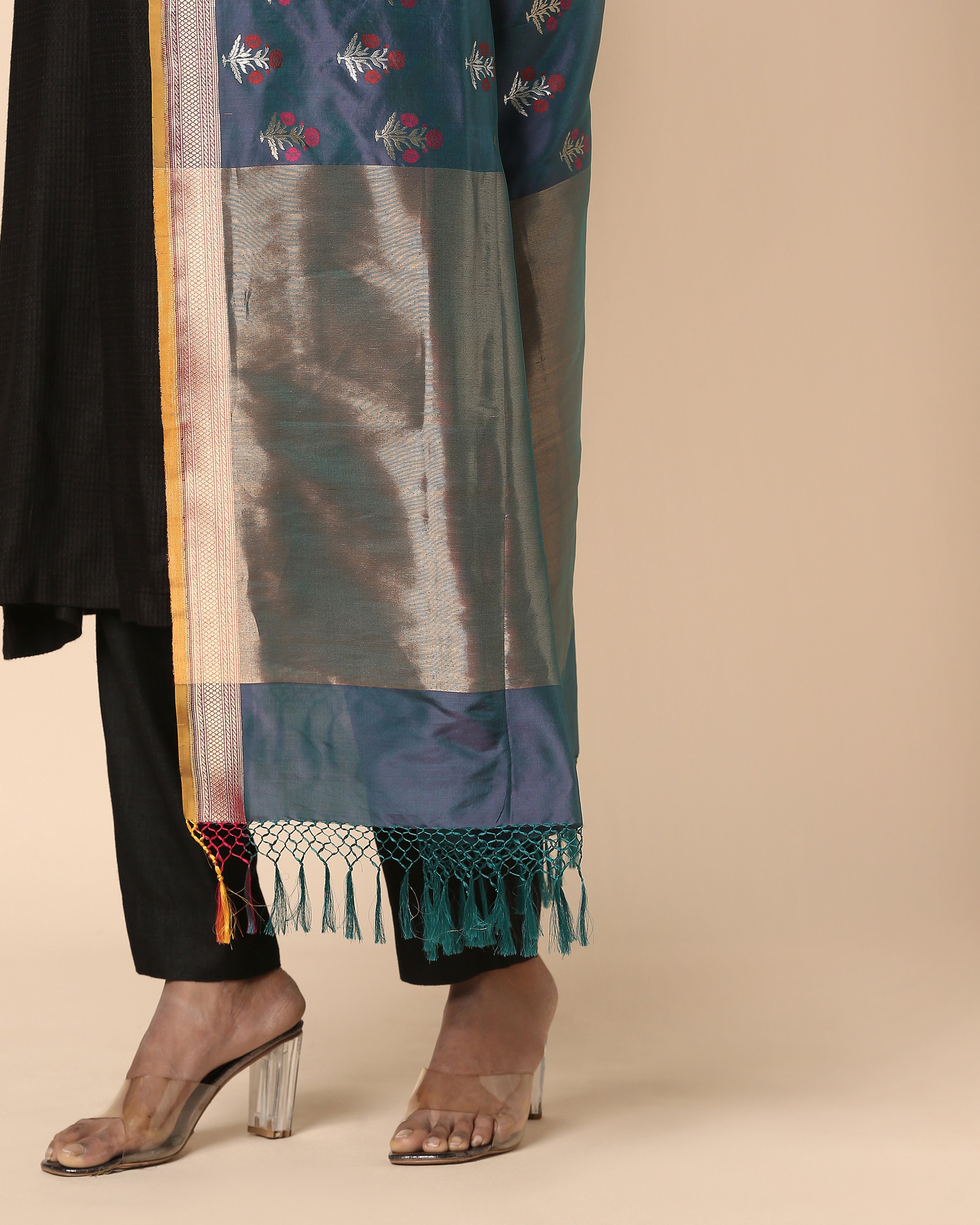 Inayah Banarasi Cutwork Silk Dupatta