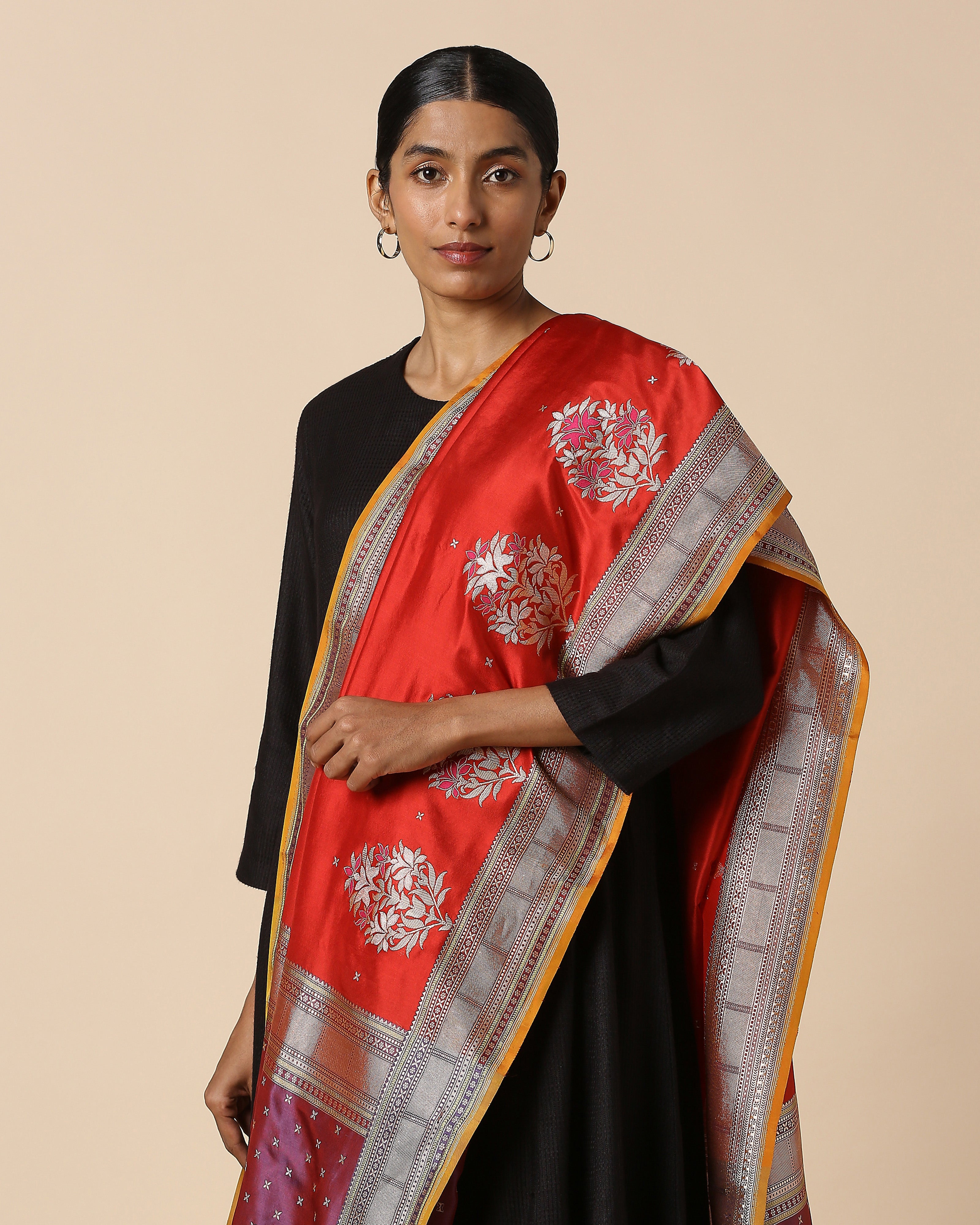 Miniha Banarasi Kadwa Silk Dupatta