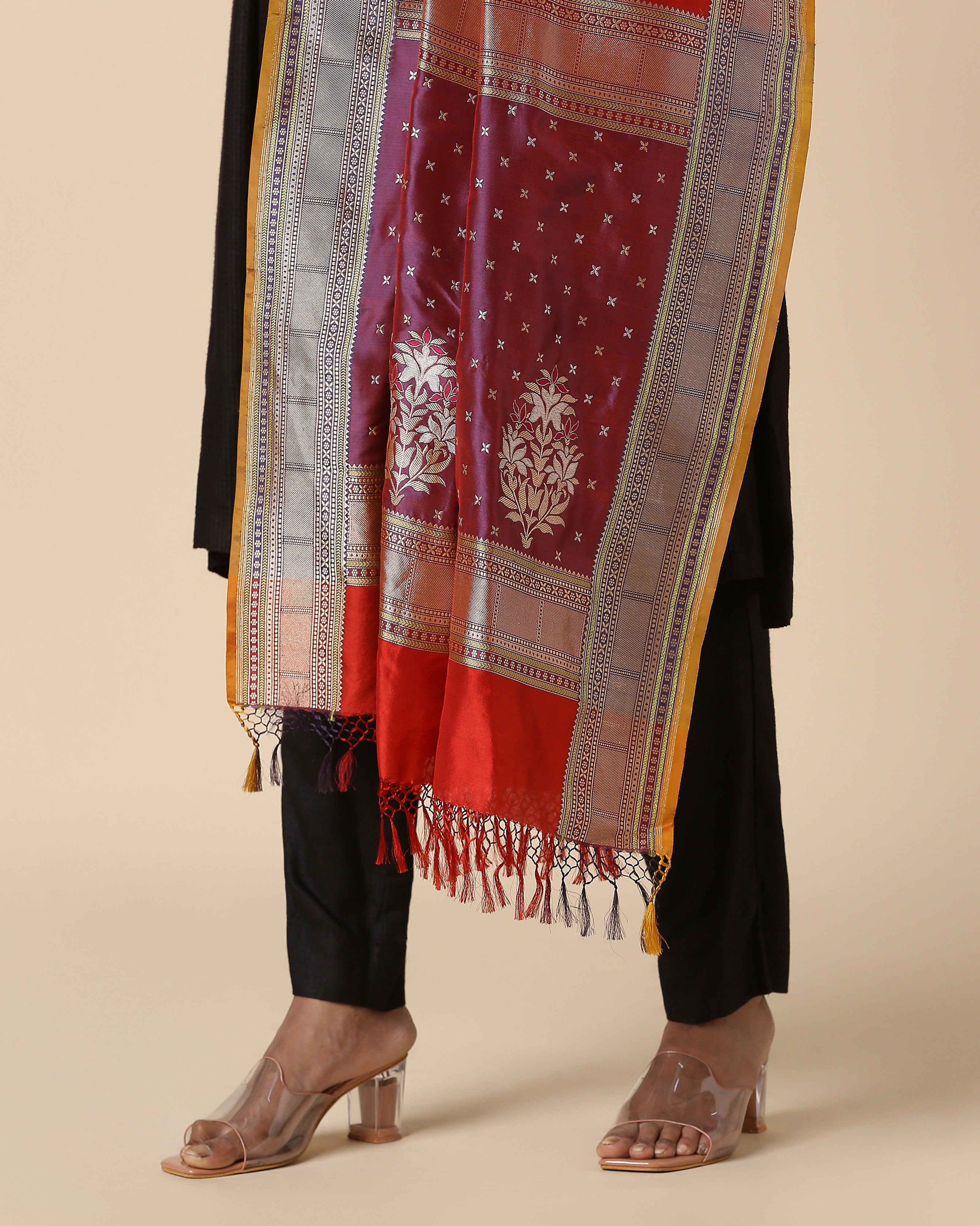Miniha Banarasi Kadwa Silk Dupatta