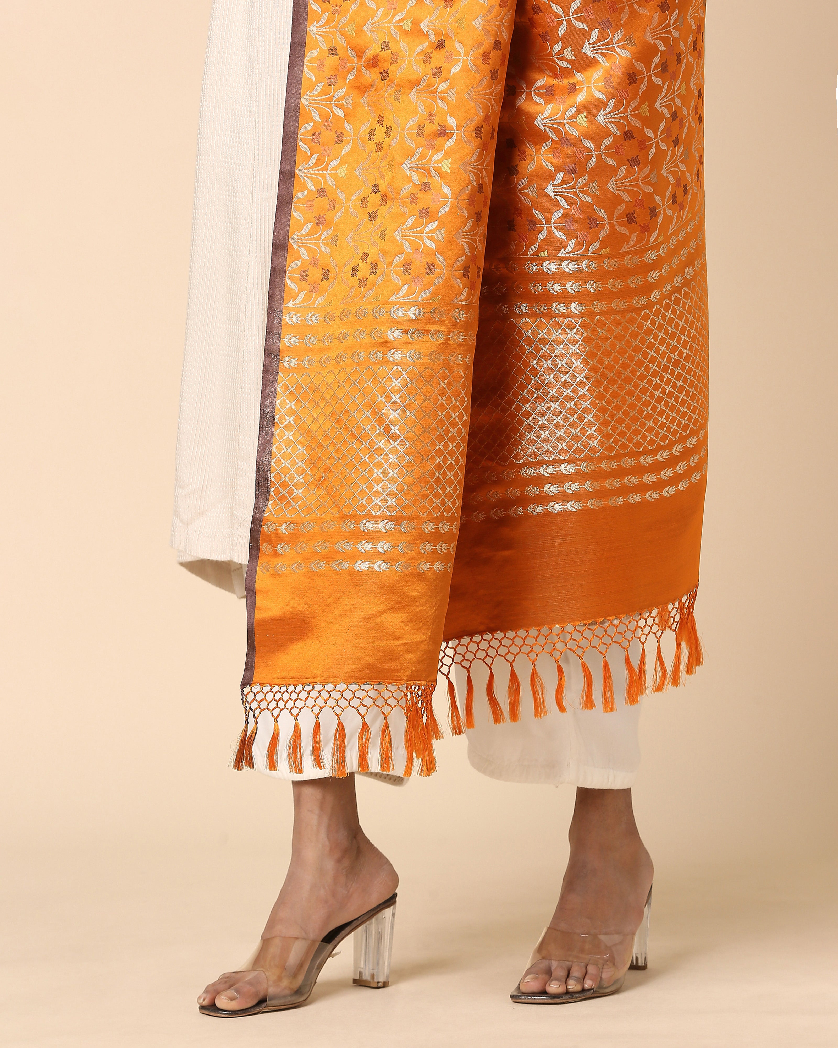 Shilpita Banarasi Tanchoi Silk Dupatta