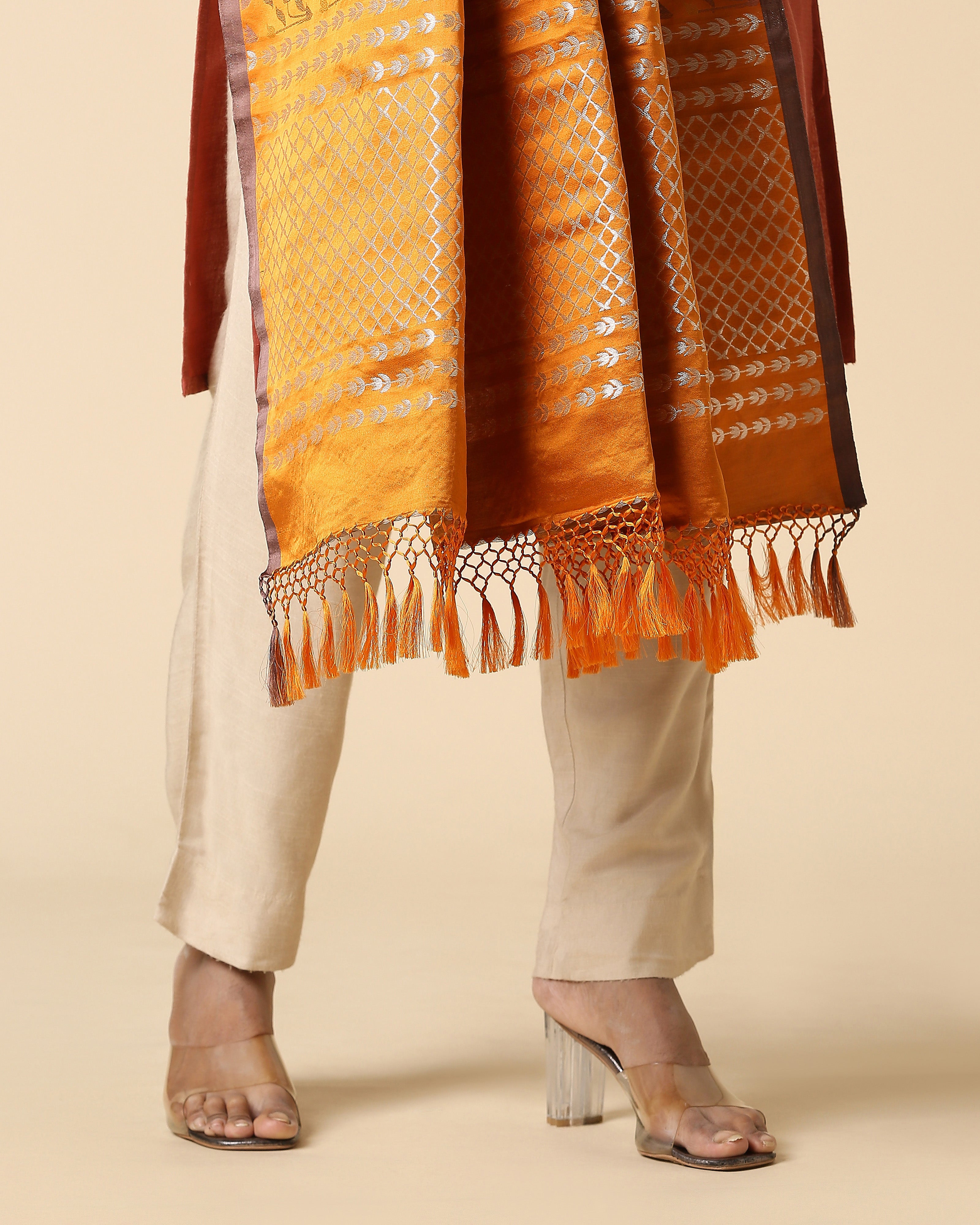 Shilpita Banarasi Tanchoi Silk Dupatta