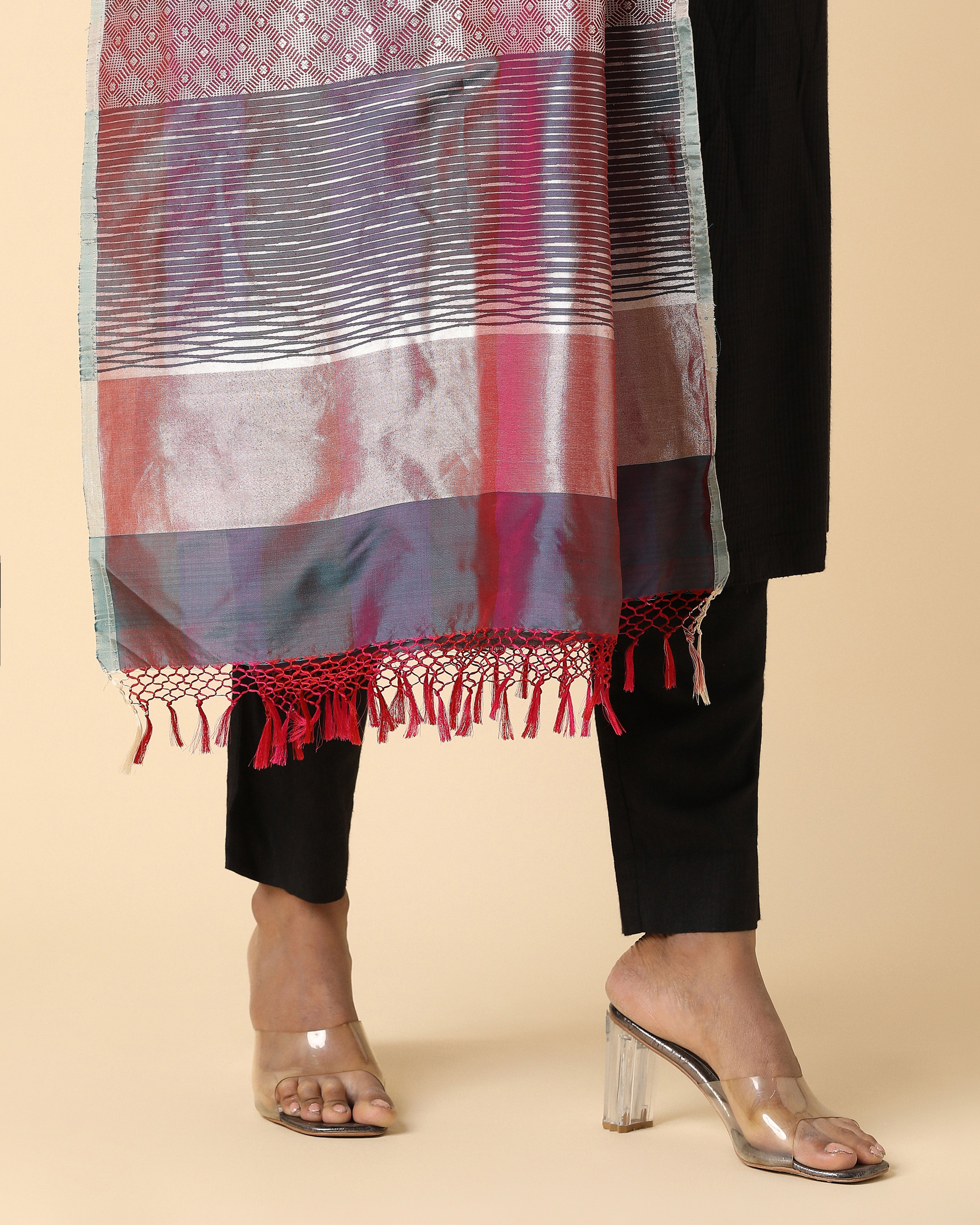 Malini Banarasi Powdi Silk Dupatta