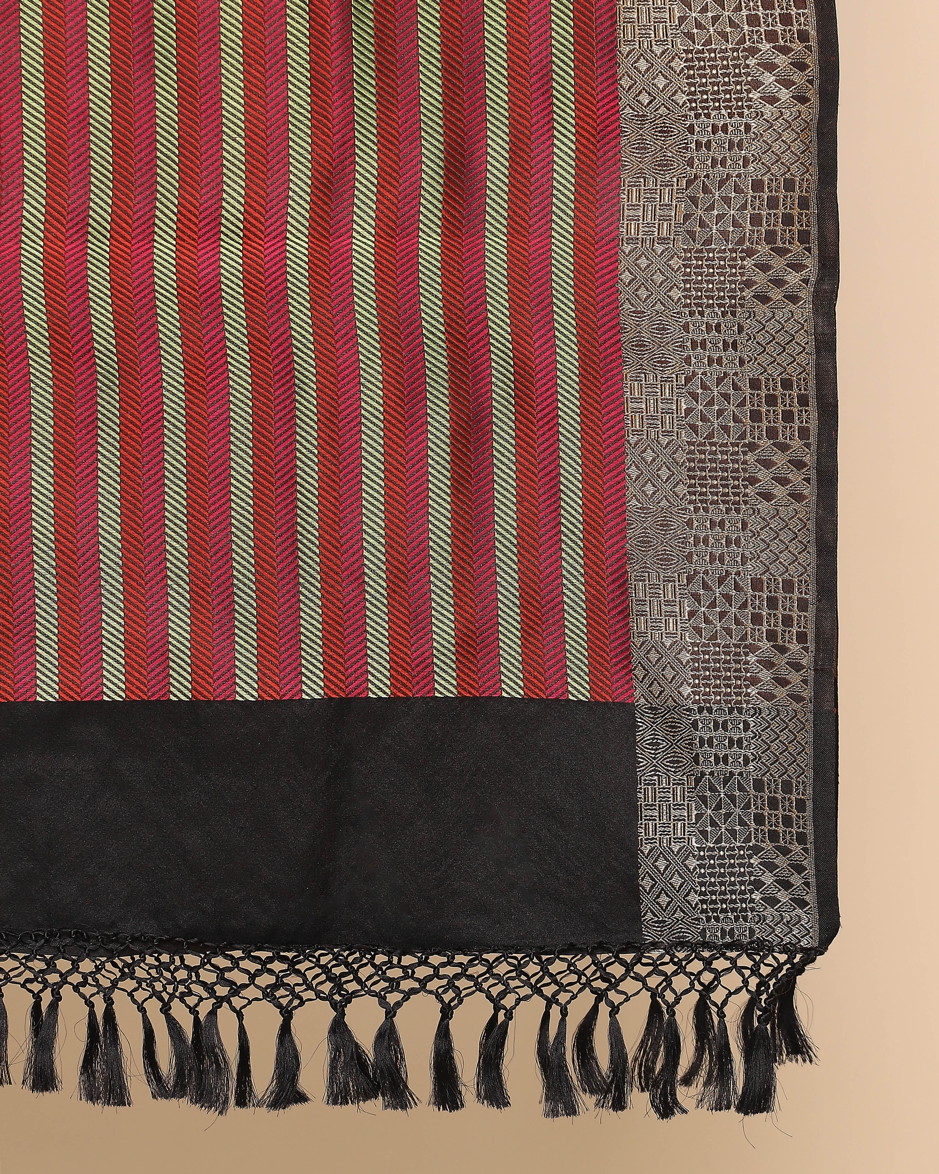 Shekha Banarasi Tanchoi And Kadwa Silk Dupatta
