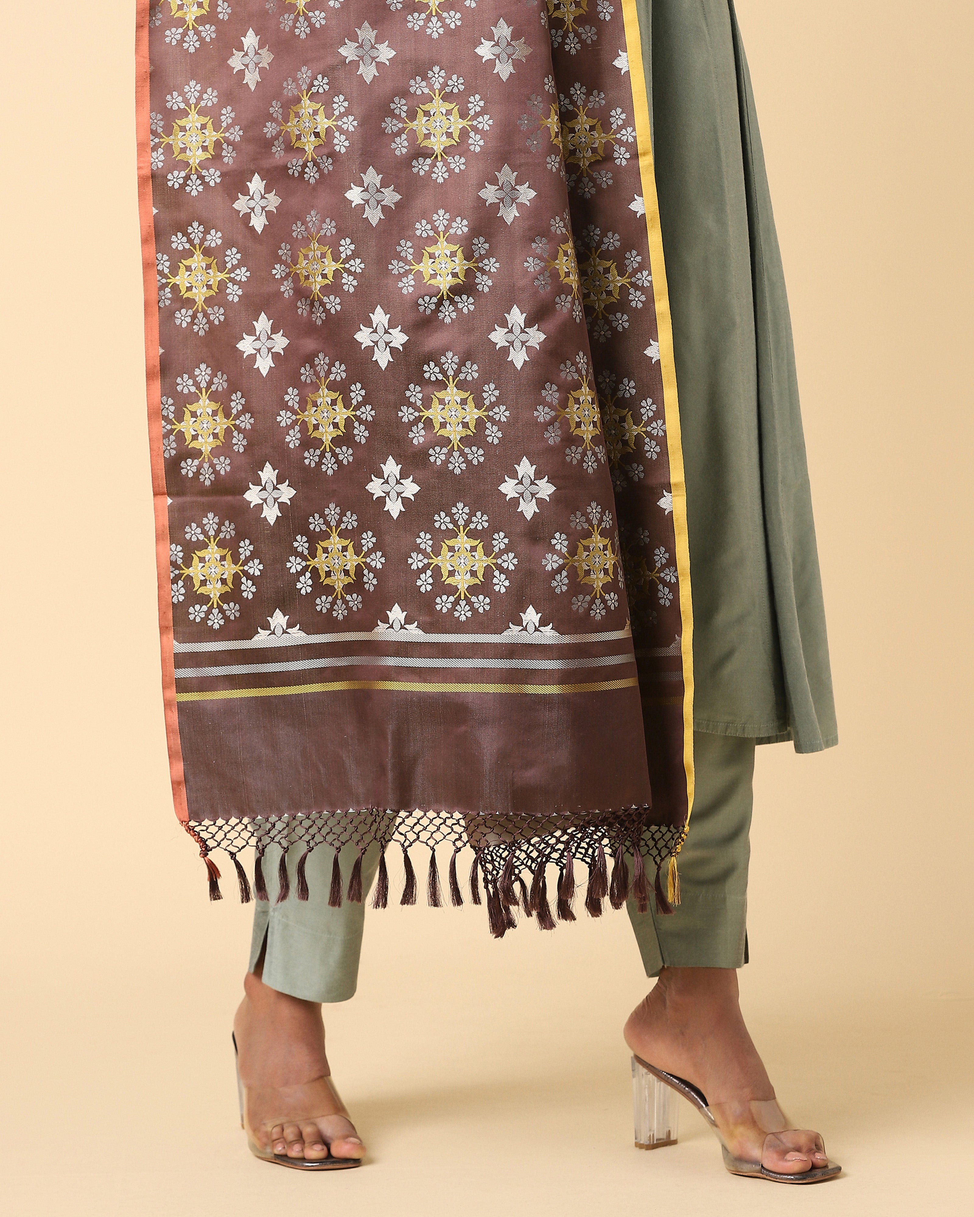 Pamiya Banarasi Tanchoi Silk Dupatta