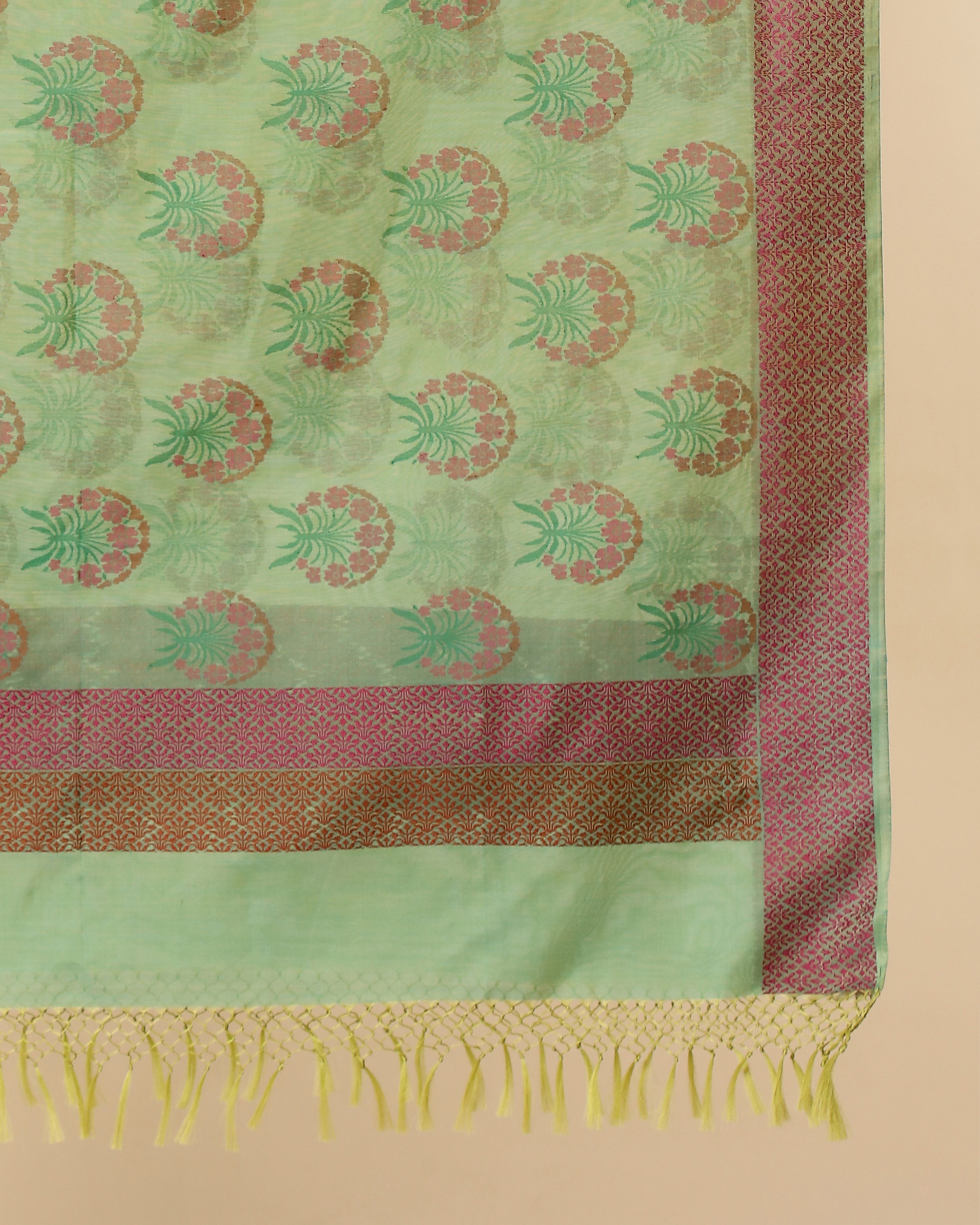 Anwitha Banarasi Jamdani Silk Cotton Dupatta