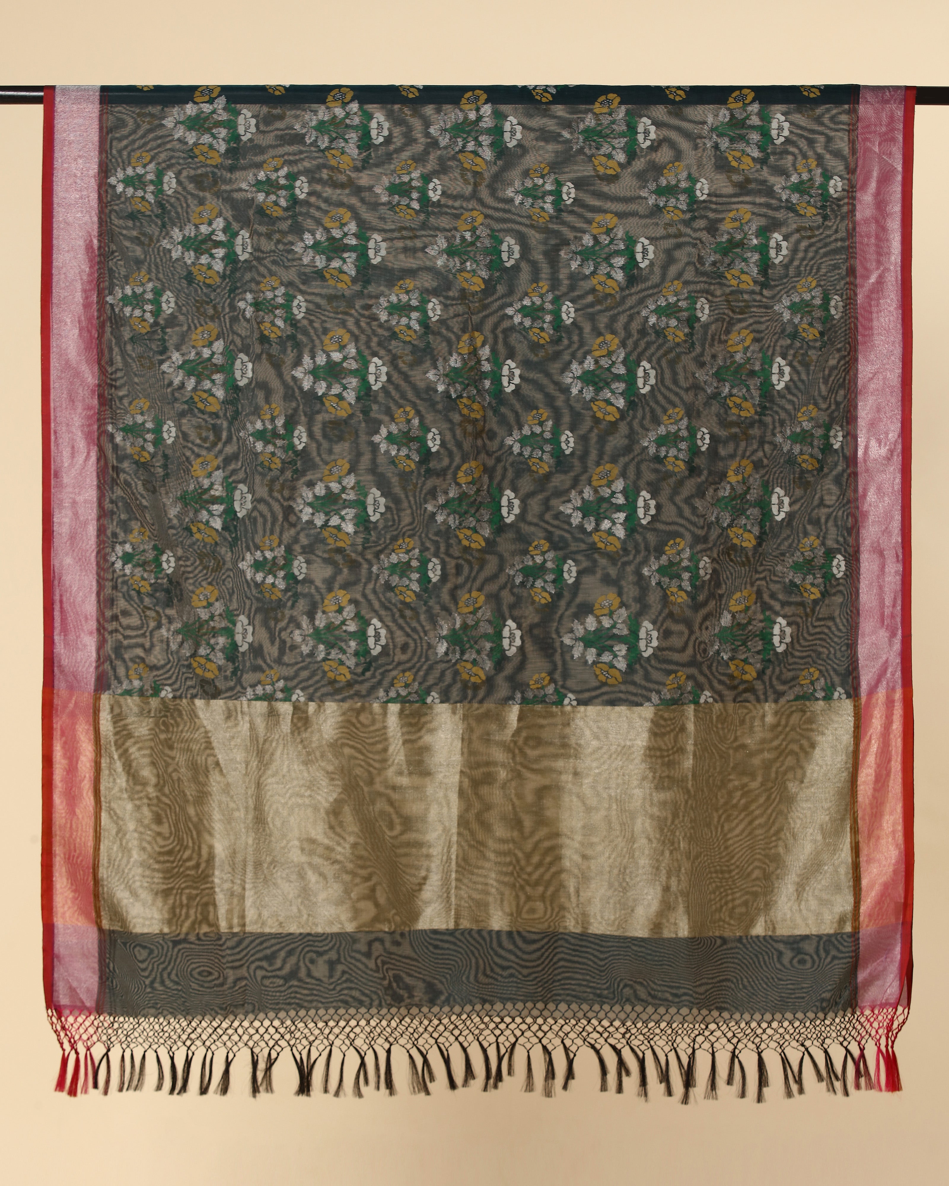 Bhavini Banarasi Jamdani Silk Cotton Dupatta