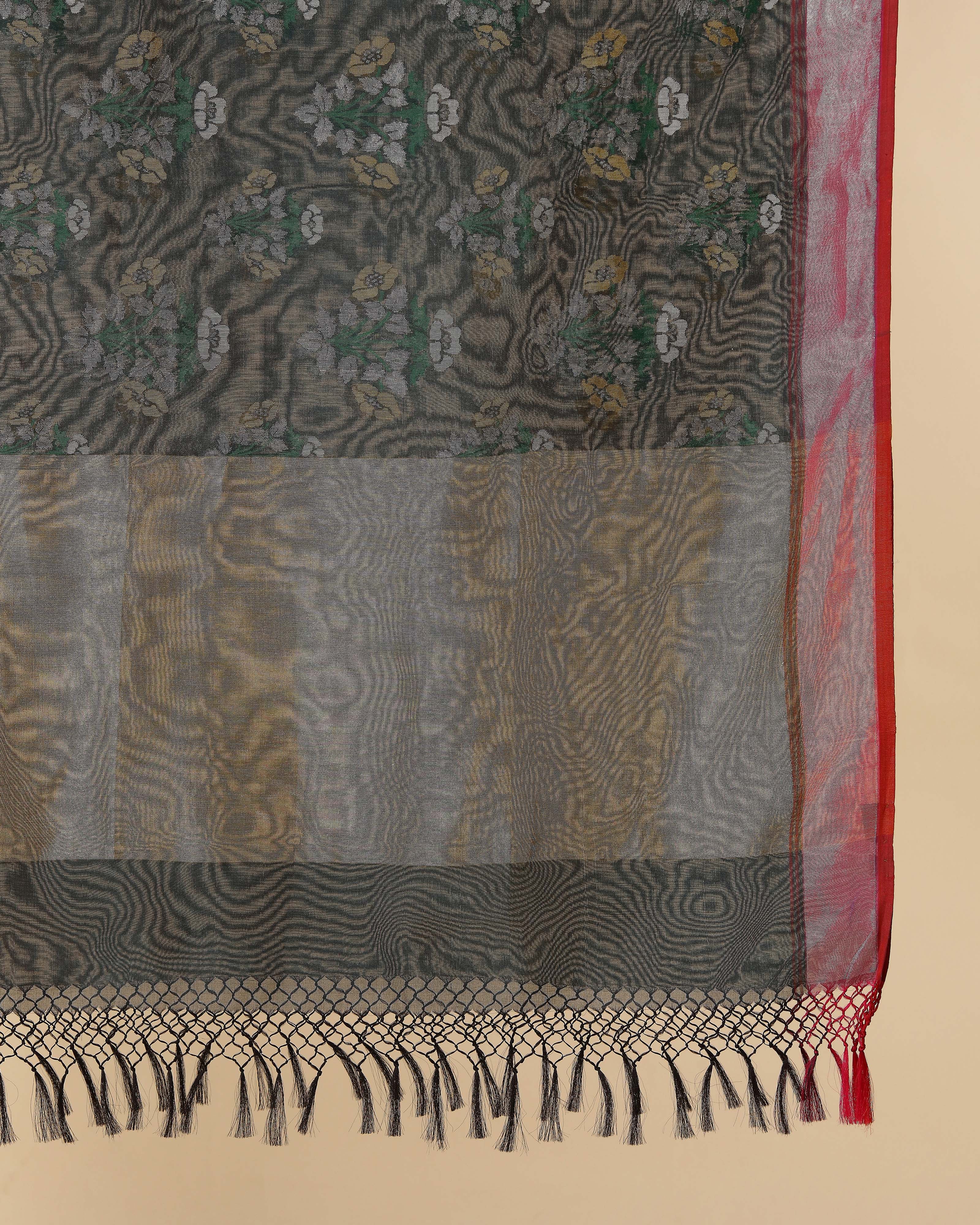 Bhavini Banarasi Jamdani Silk Cotton Dupatta