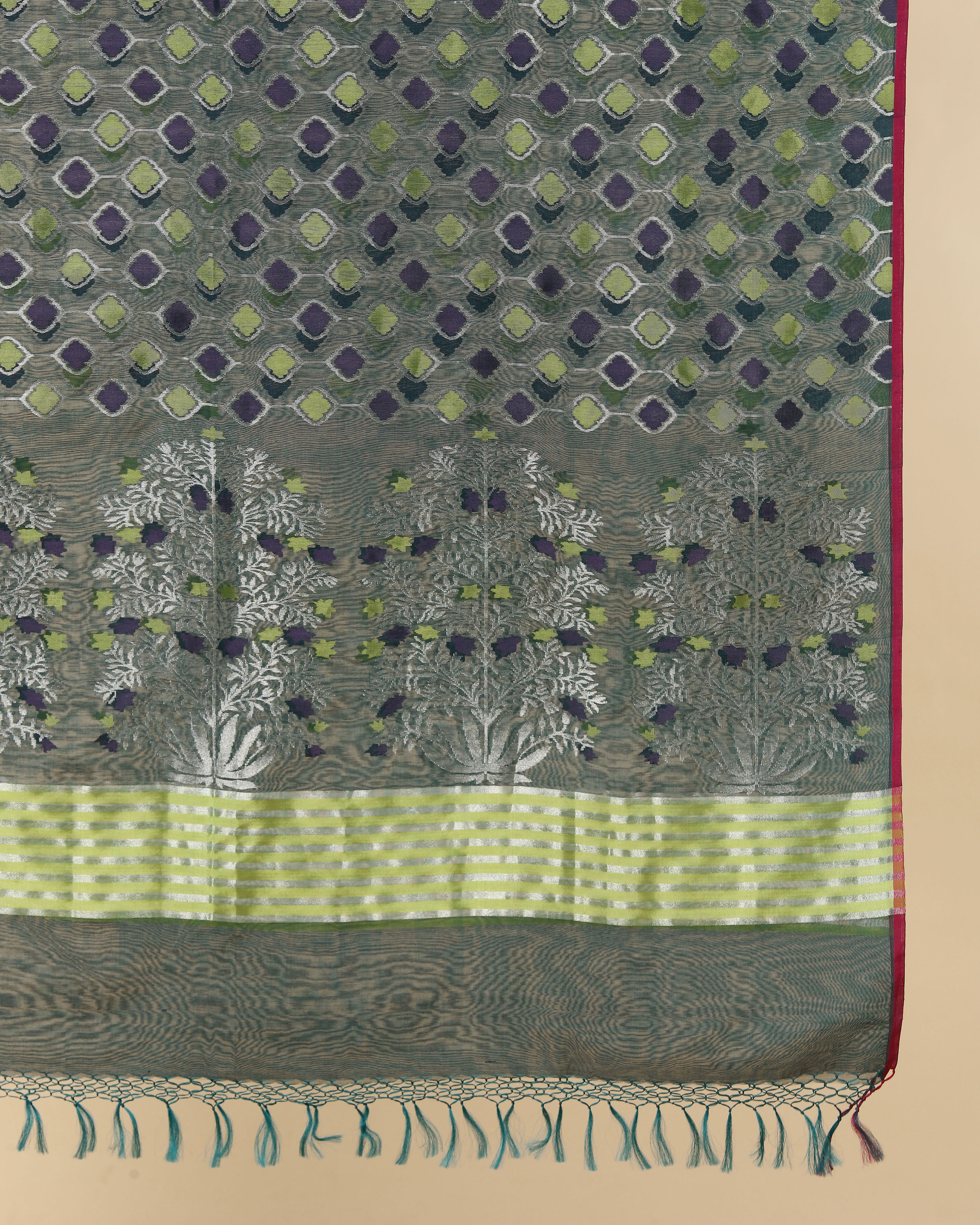 Purala Banarasi Jamdani Silk Cotton Dupatta