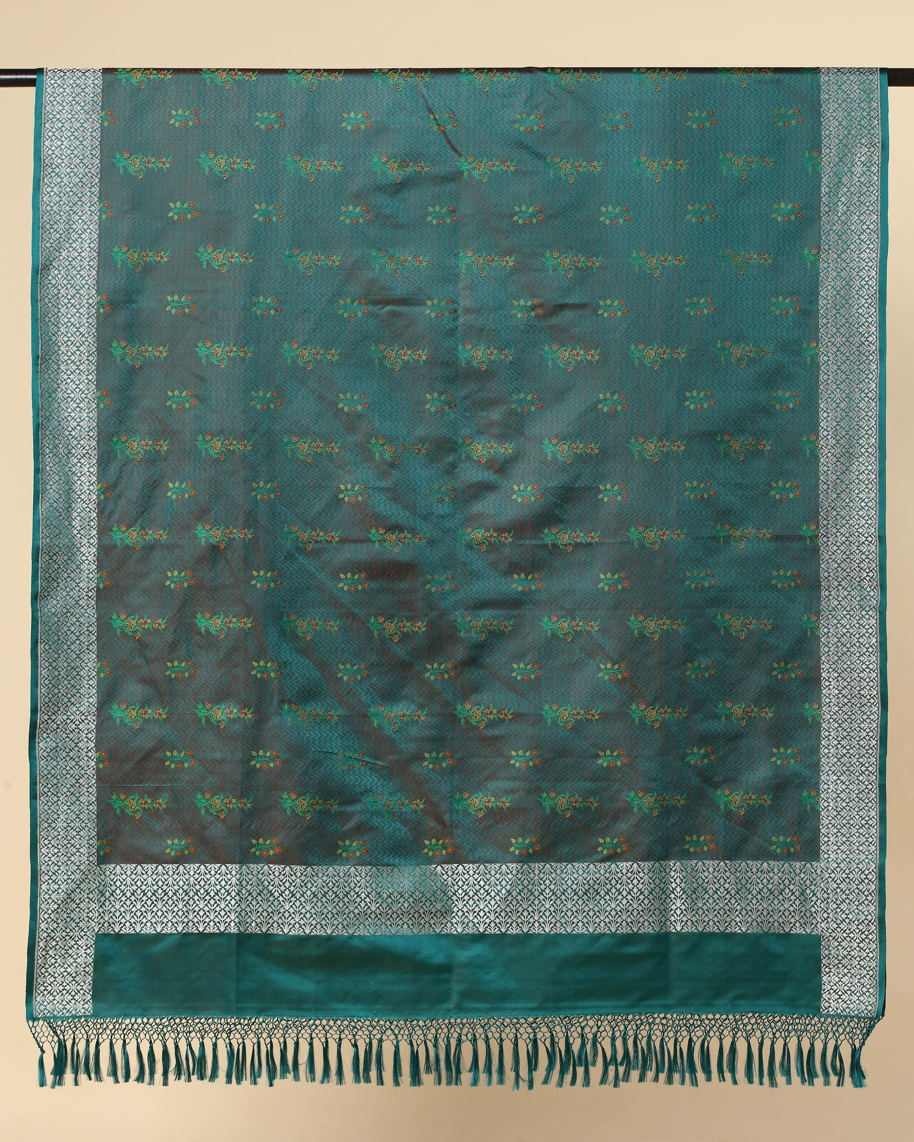 Santati Banarasi Tanchoi And Kadwa Silk Dupatta