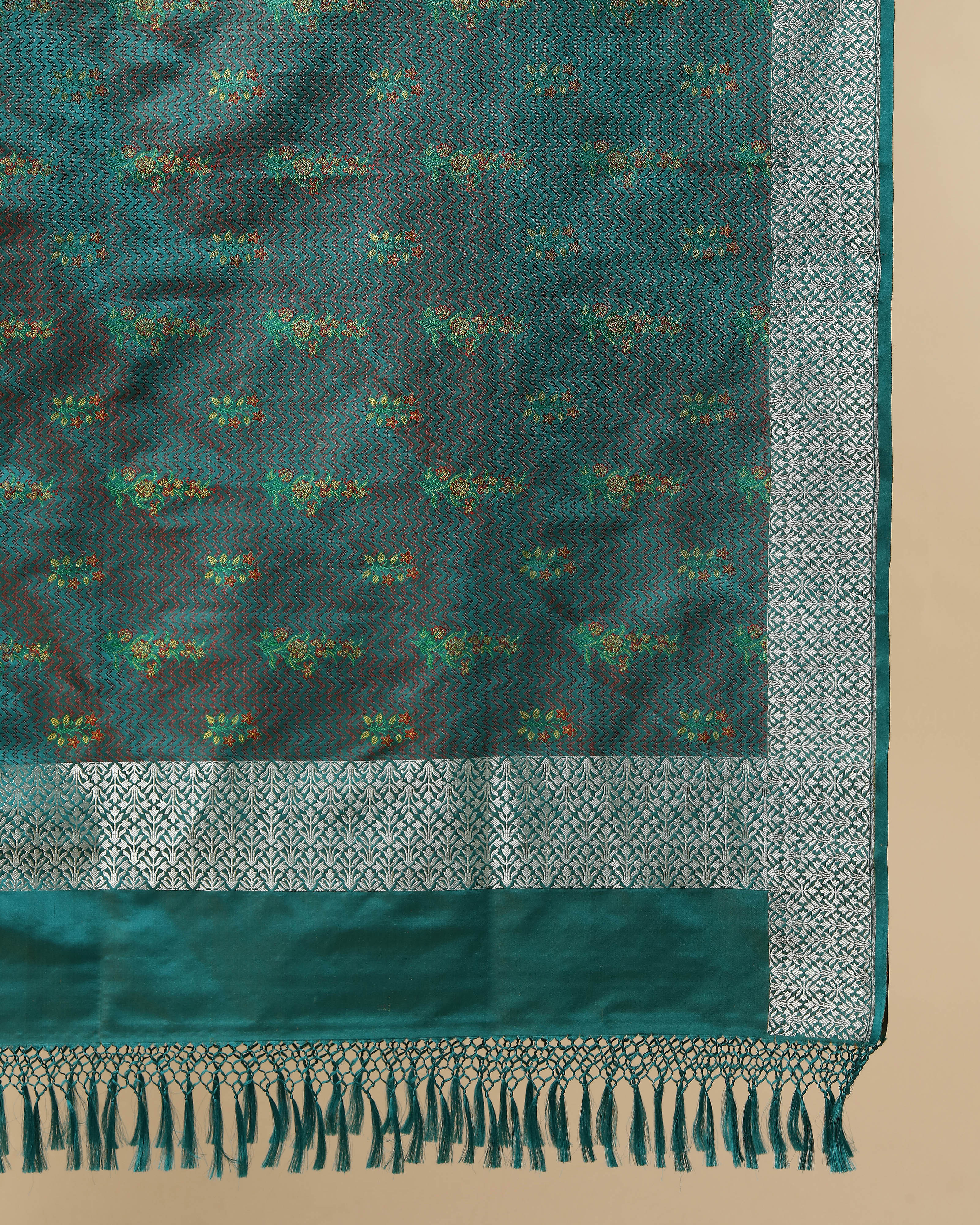 Santati Banarasi Tanchoi And Kadwa Silk Dupatta