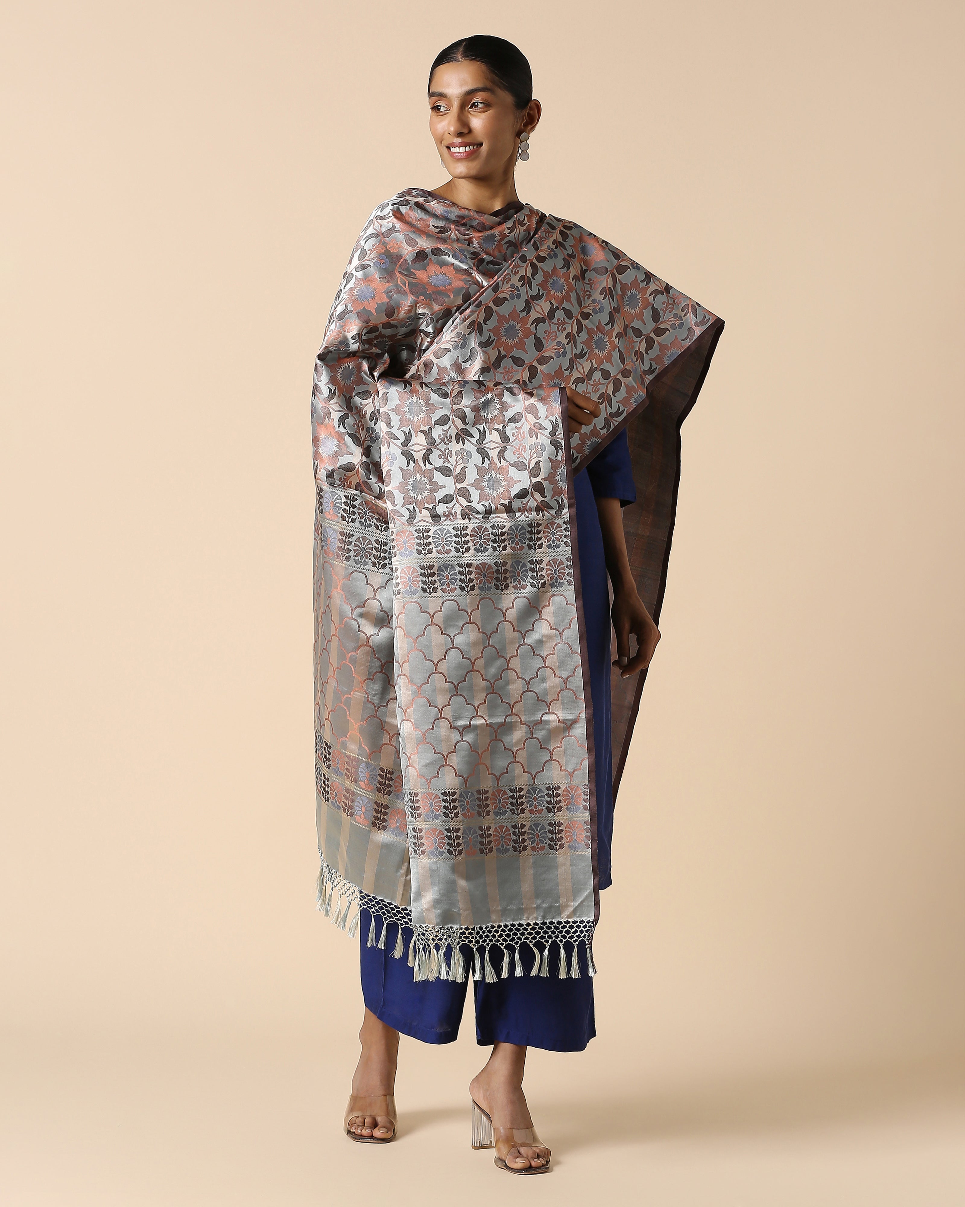 Sarvani Banarasi Tanchoi Silk Dupatta