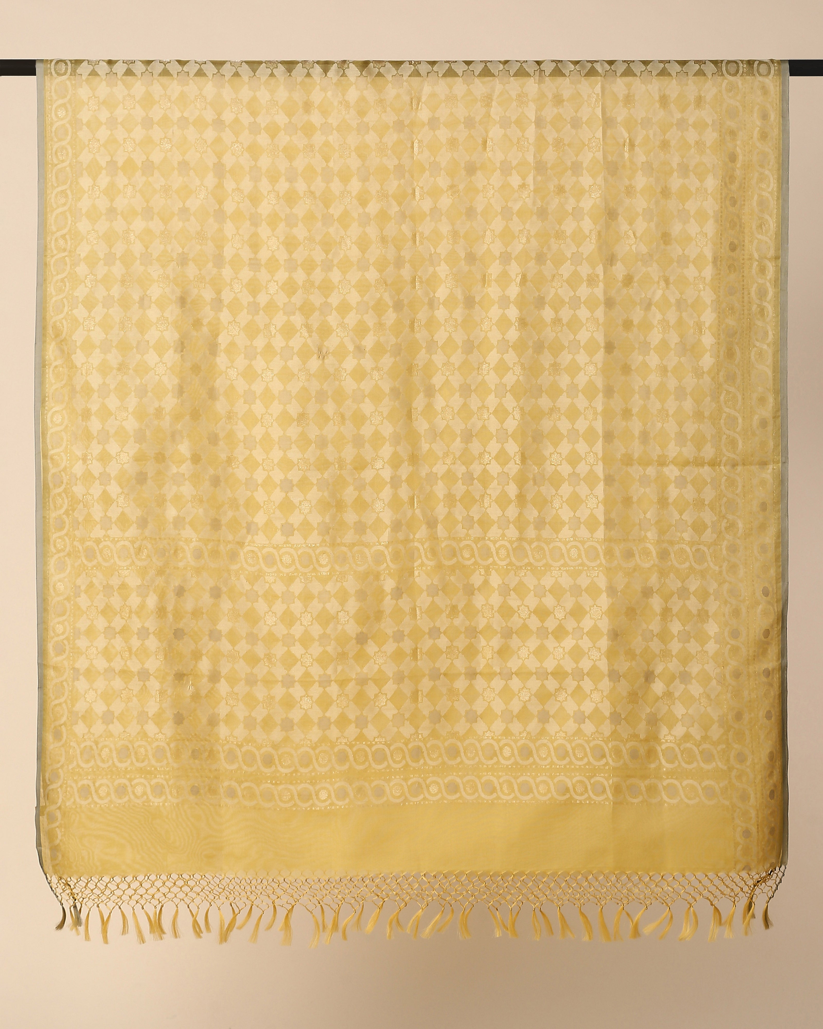 Kaliyah Banarasi Jamdani Silk Cotton Dupatta