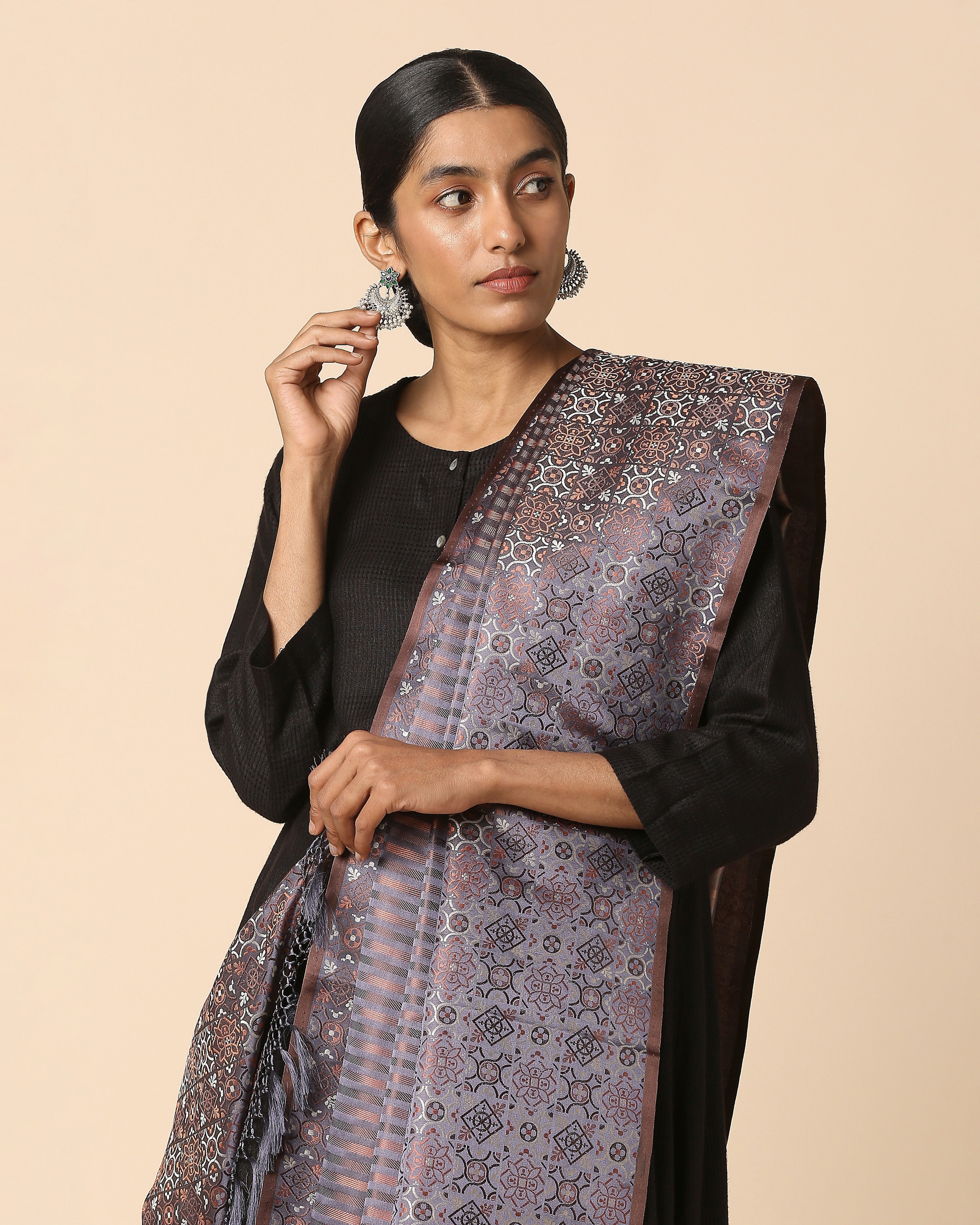 Shoolin Banarasi Tanchoi Silk Dupatta