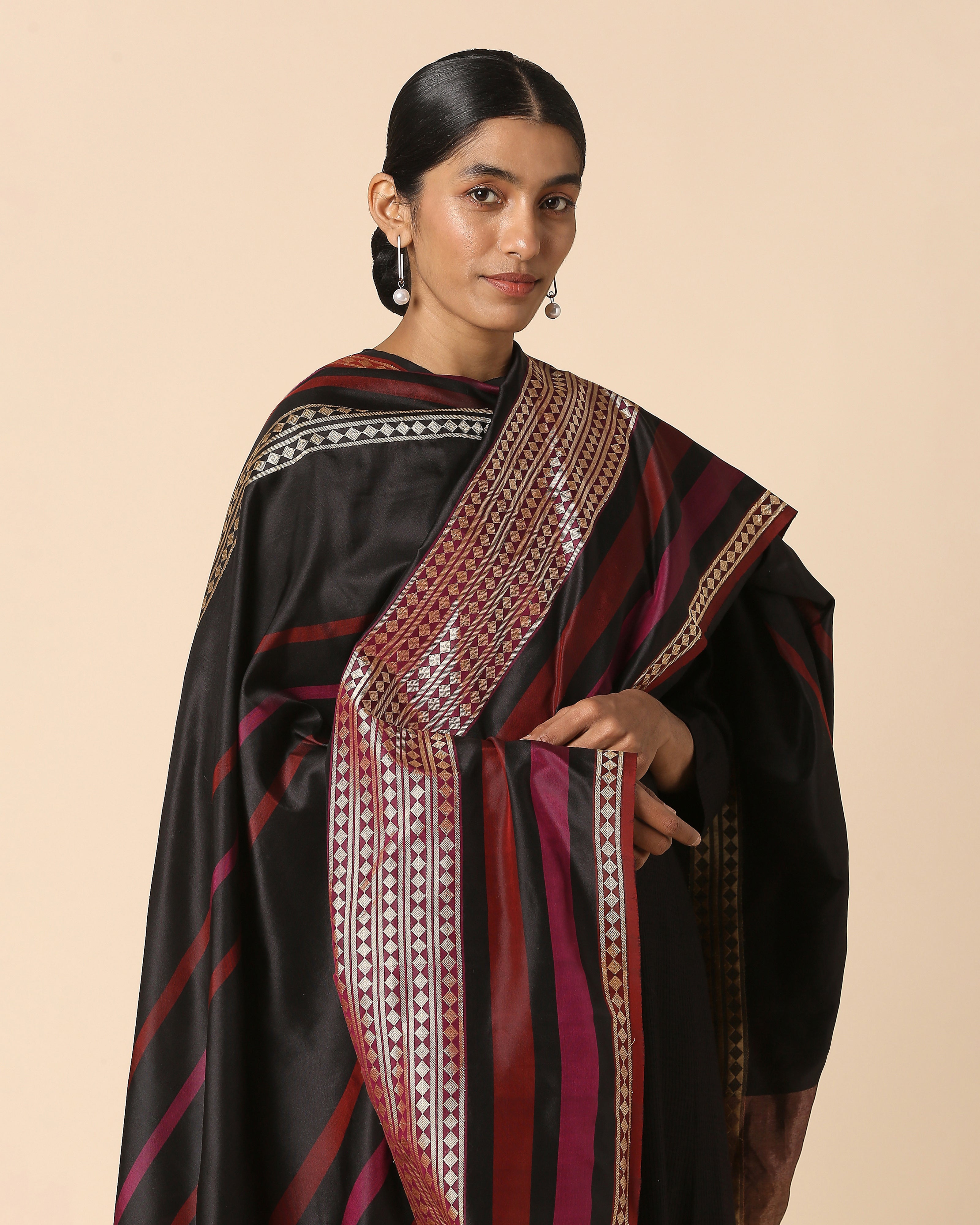 Marisha Banarasi Kadwa Silk Dupatta