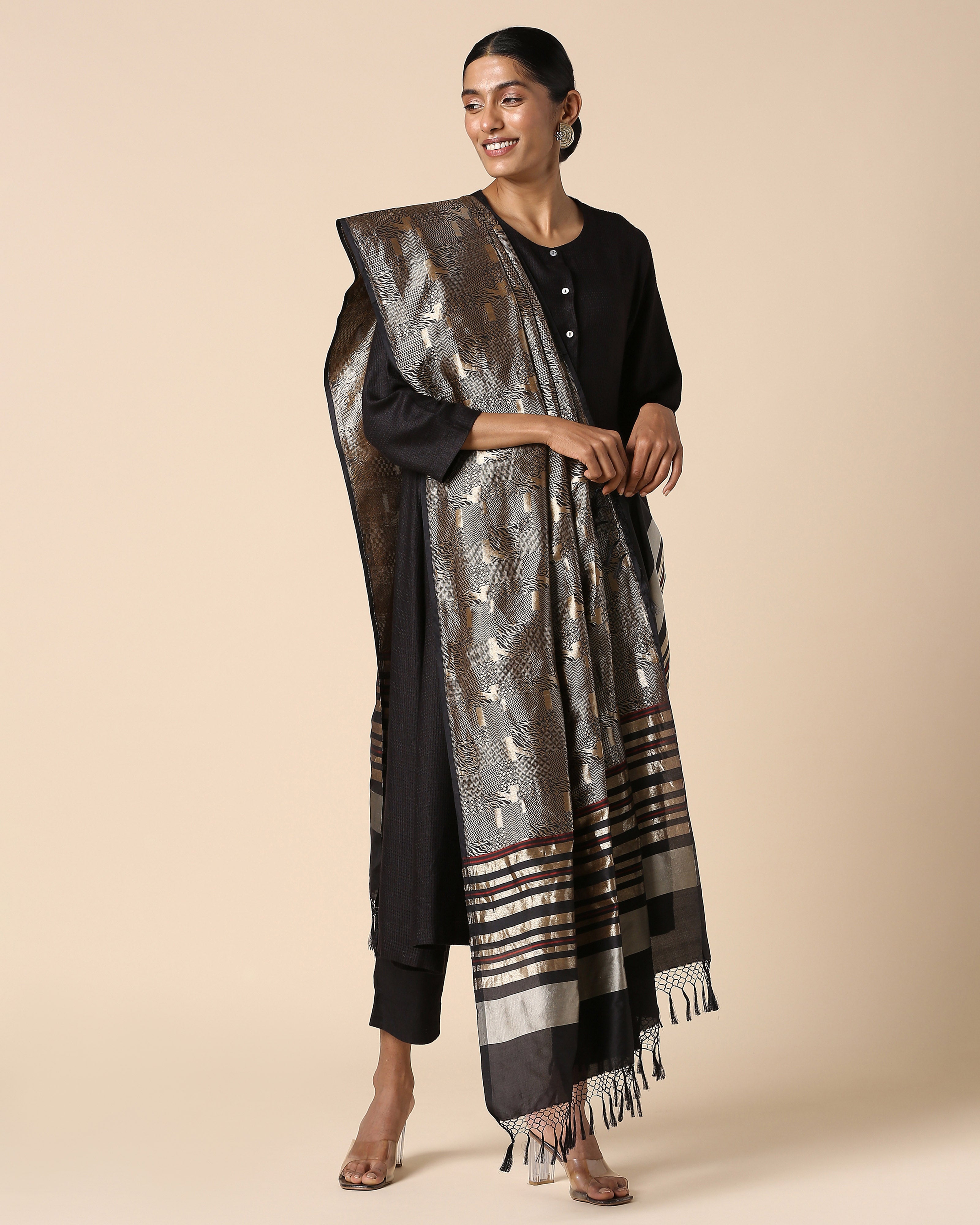 Vasant Banarasi Powdi Silk Dupatta