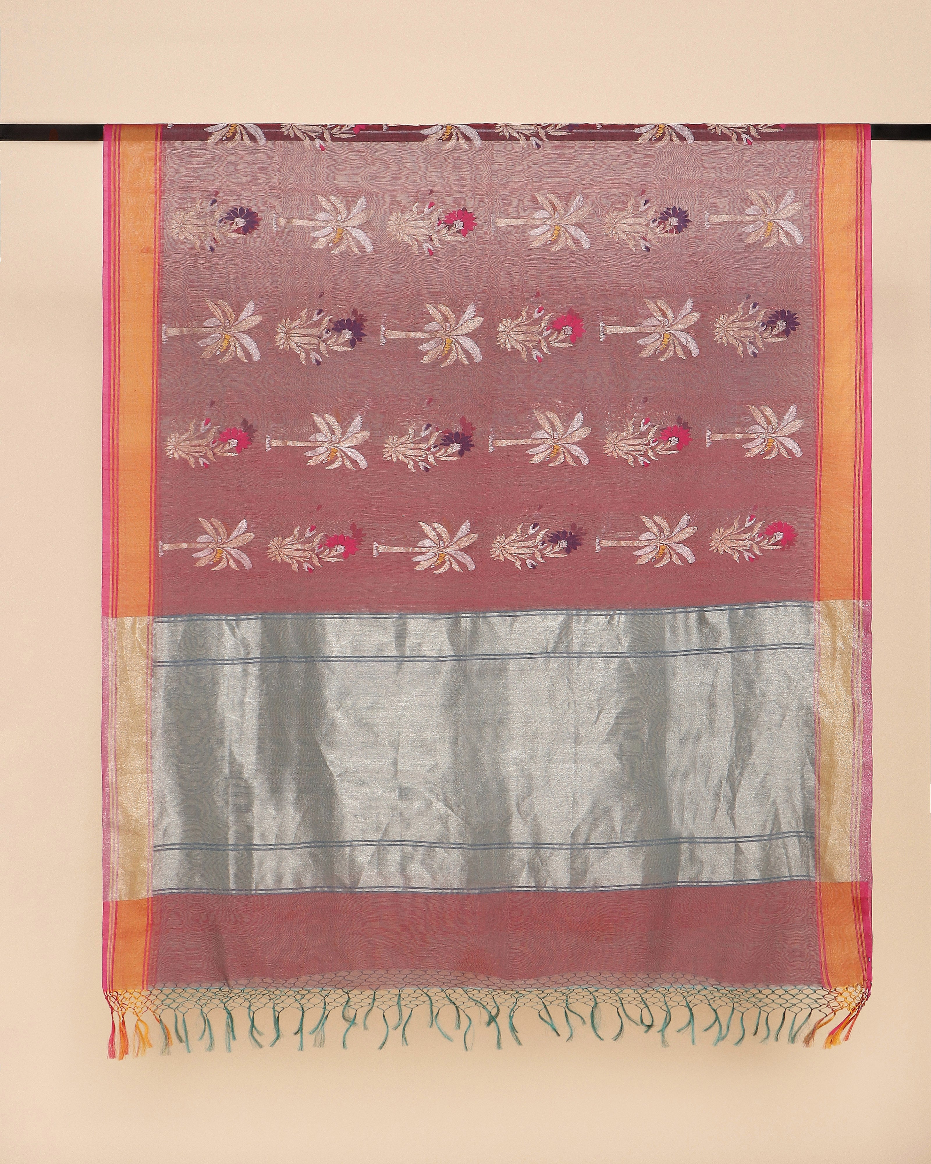 Reeha Banarasi Jamdani Silk Cotton Dupatta