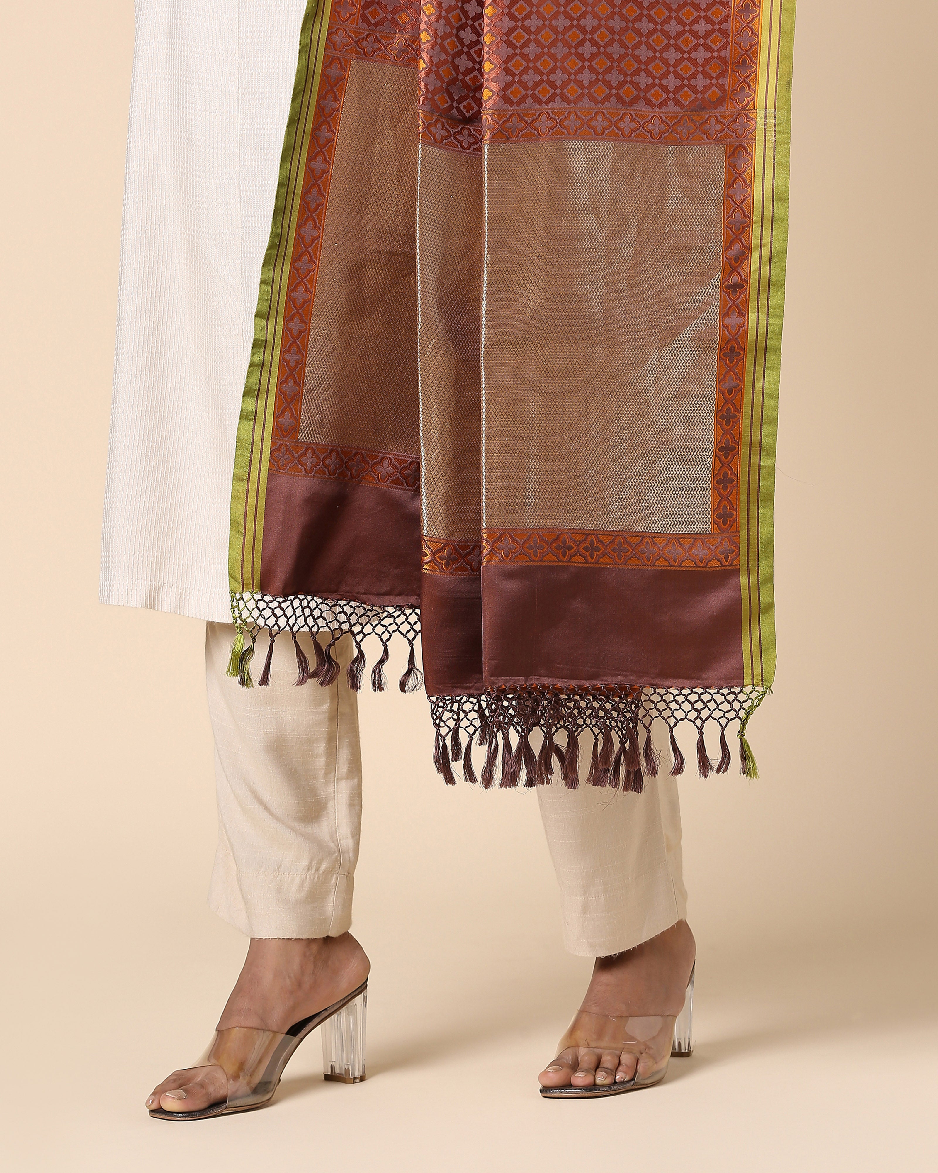 Sabah Banarasi Tanchoi Silk Dupatta