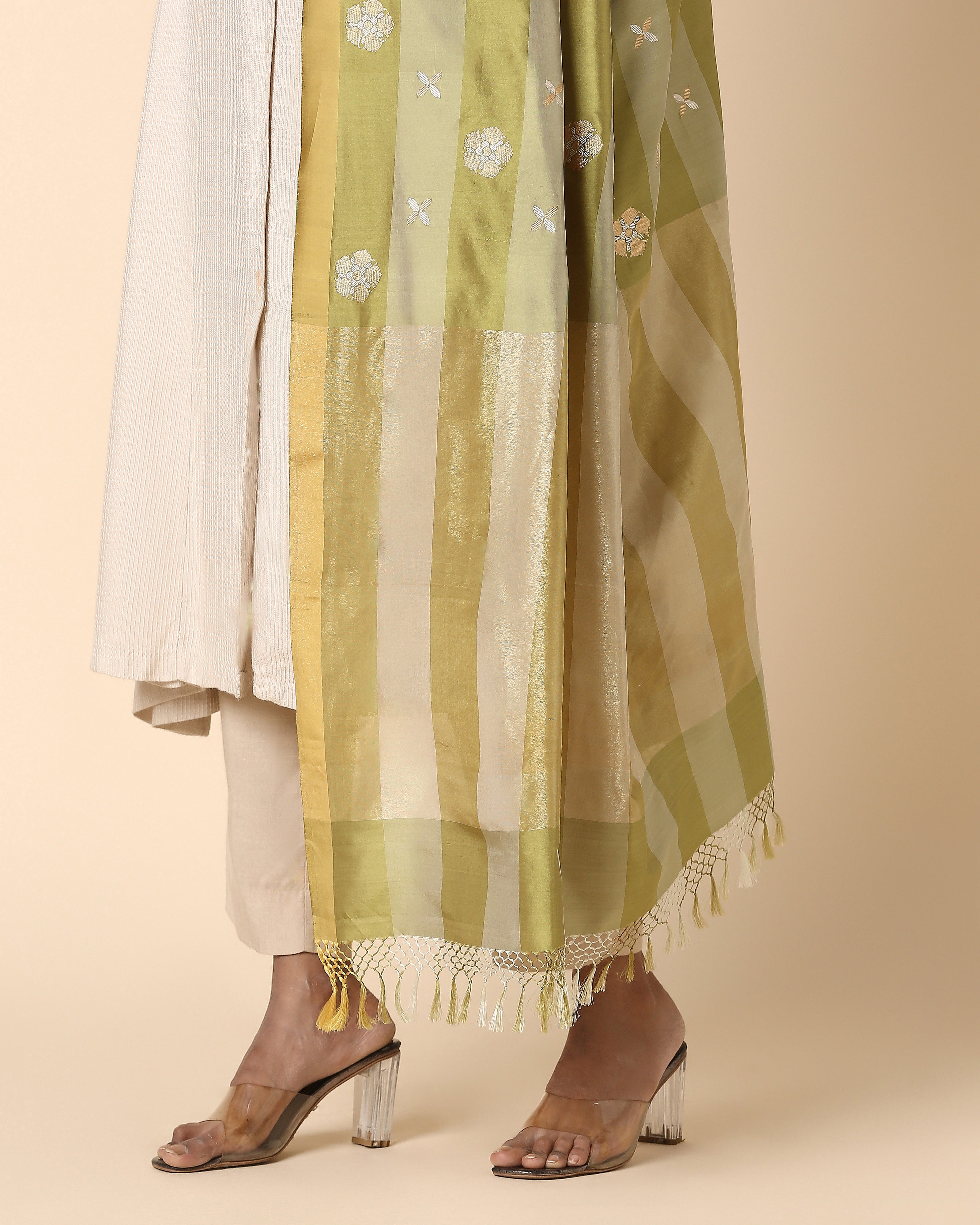 Shareen Banarasi Kadwa Silk Dupatta