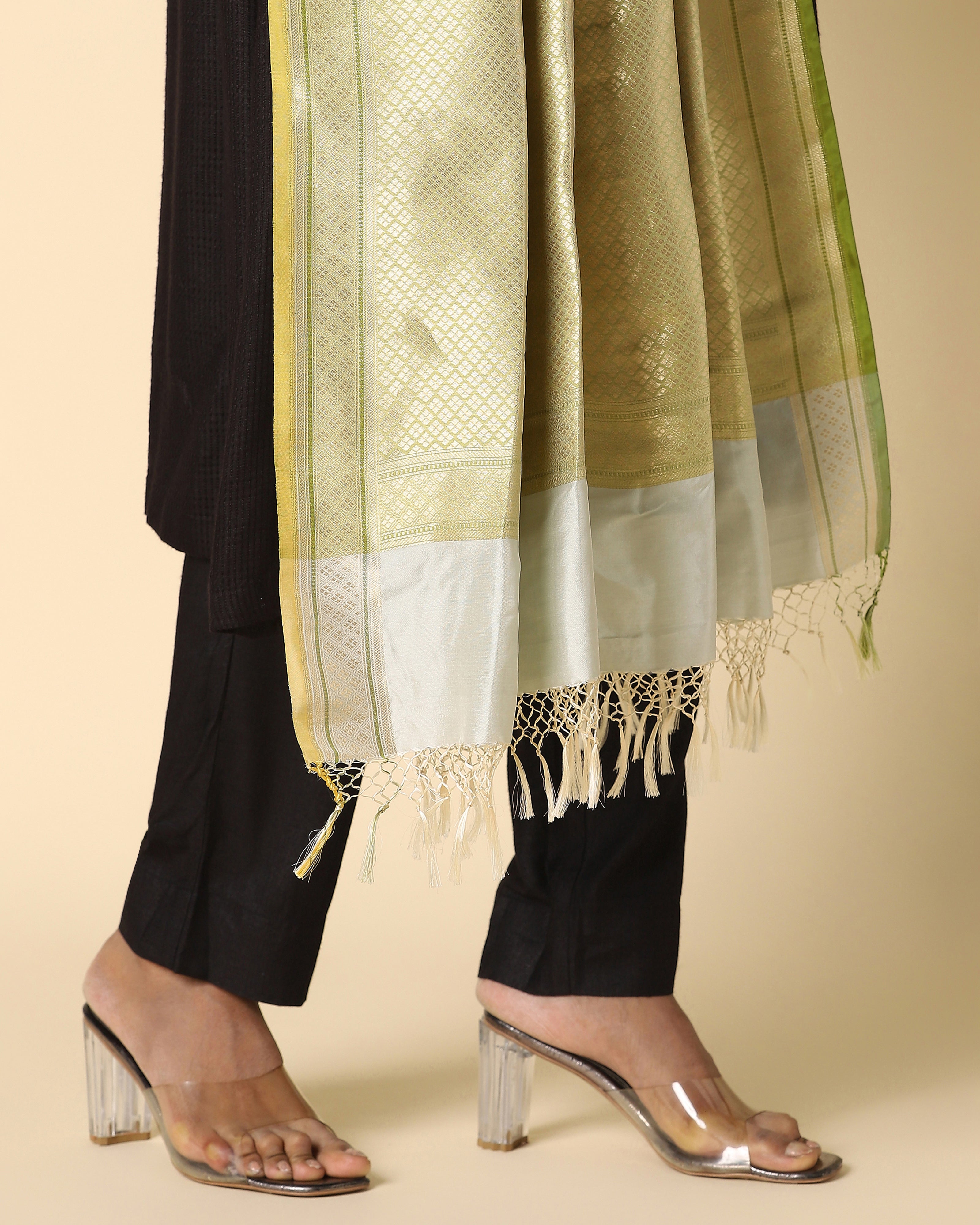 Esita Banarasi Cutwork Silk Dupatta