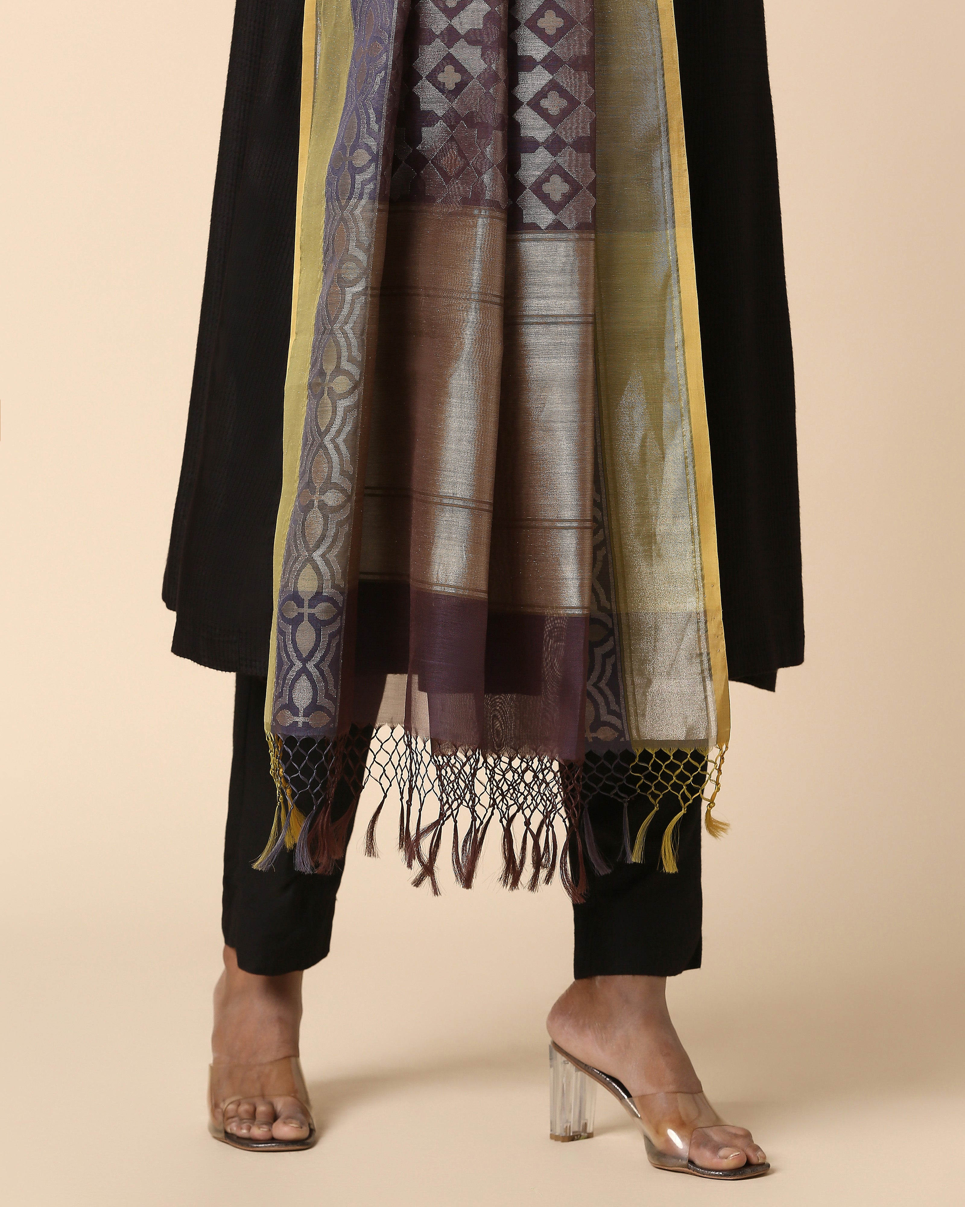 Dua Banarasi Jamdani Silk Cotton Dupatta
