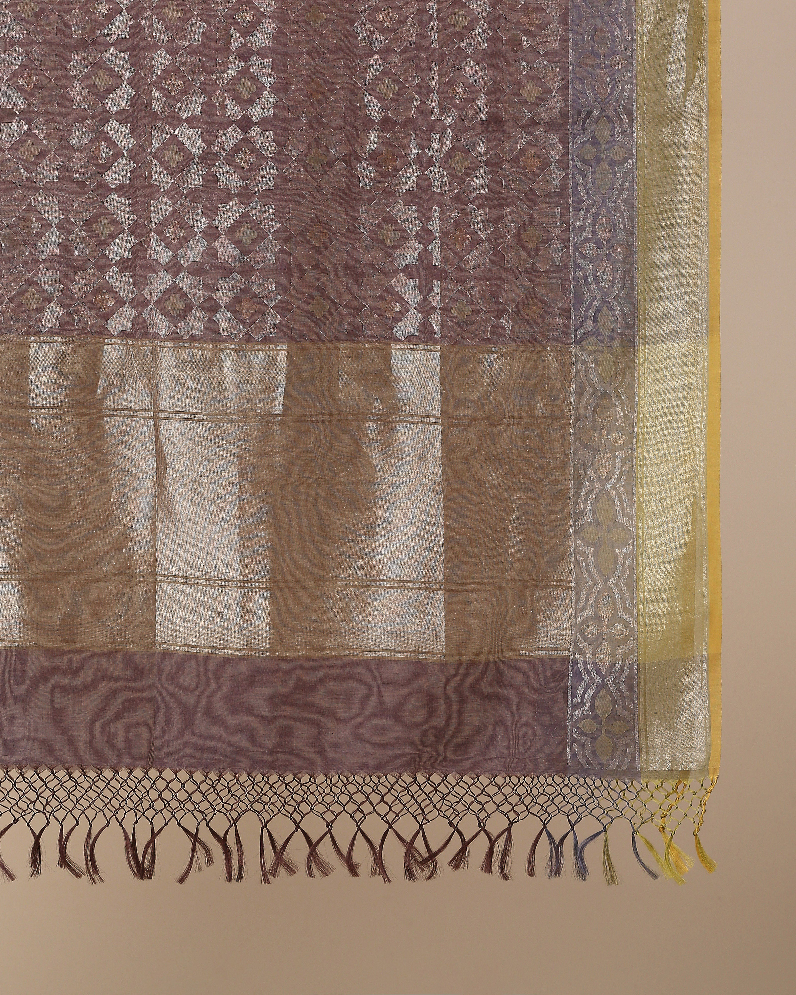 Dua Banarasi Jamdani Silk Cotton Dupatta