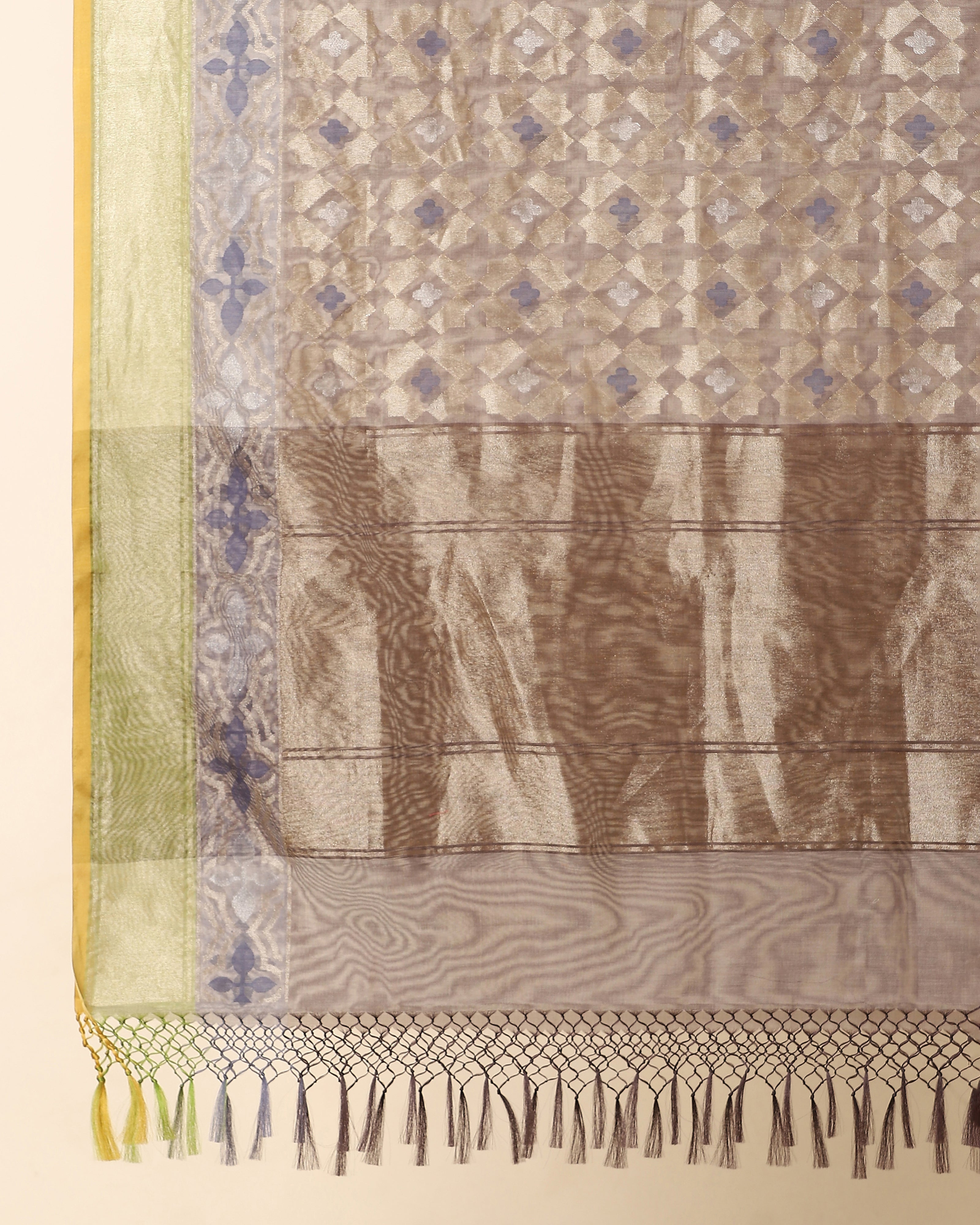 Dua Banarasi Jamdani Silk Cotton Dupatta