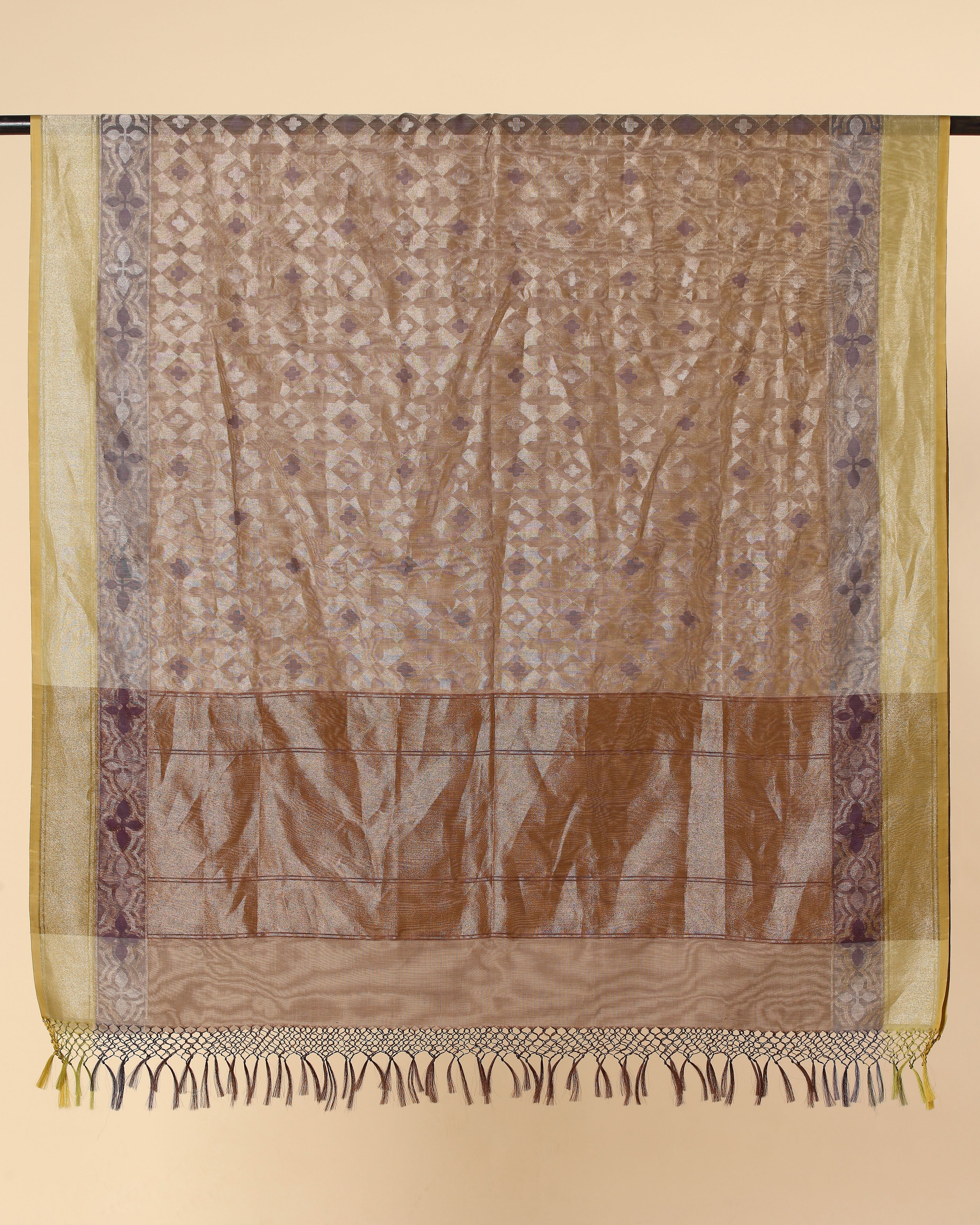 Dua Banarasi Jamdani Silk Cotton Dupatta