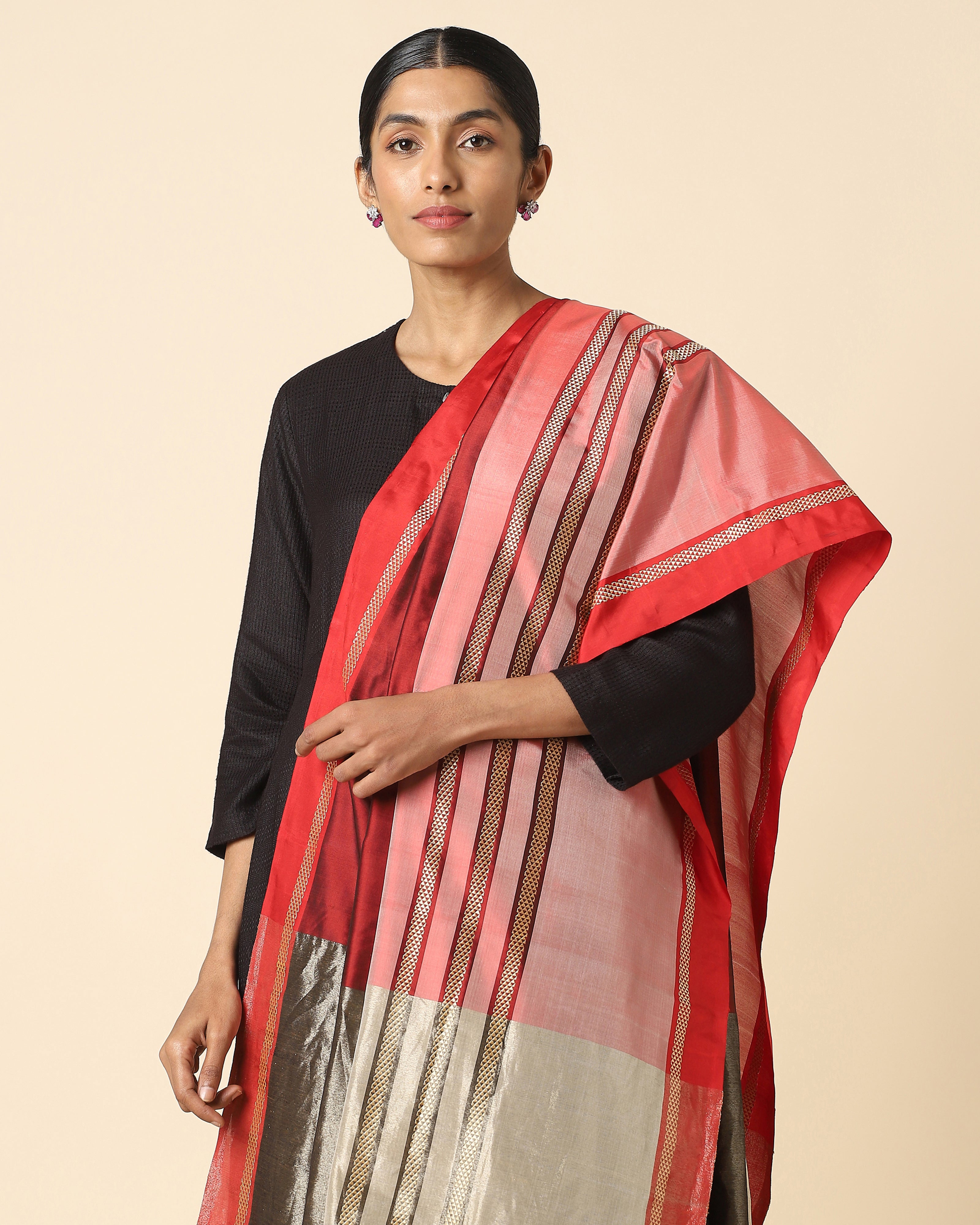 Amani Banarasi Kadwa Silk Dupatta