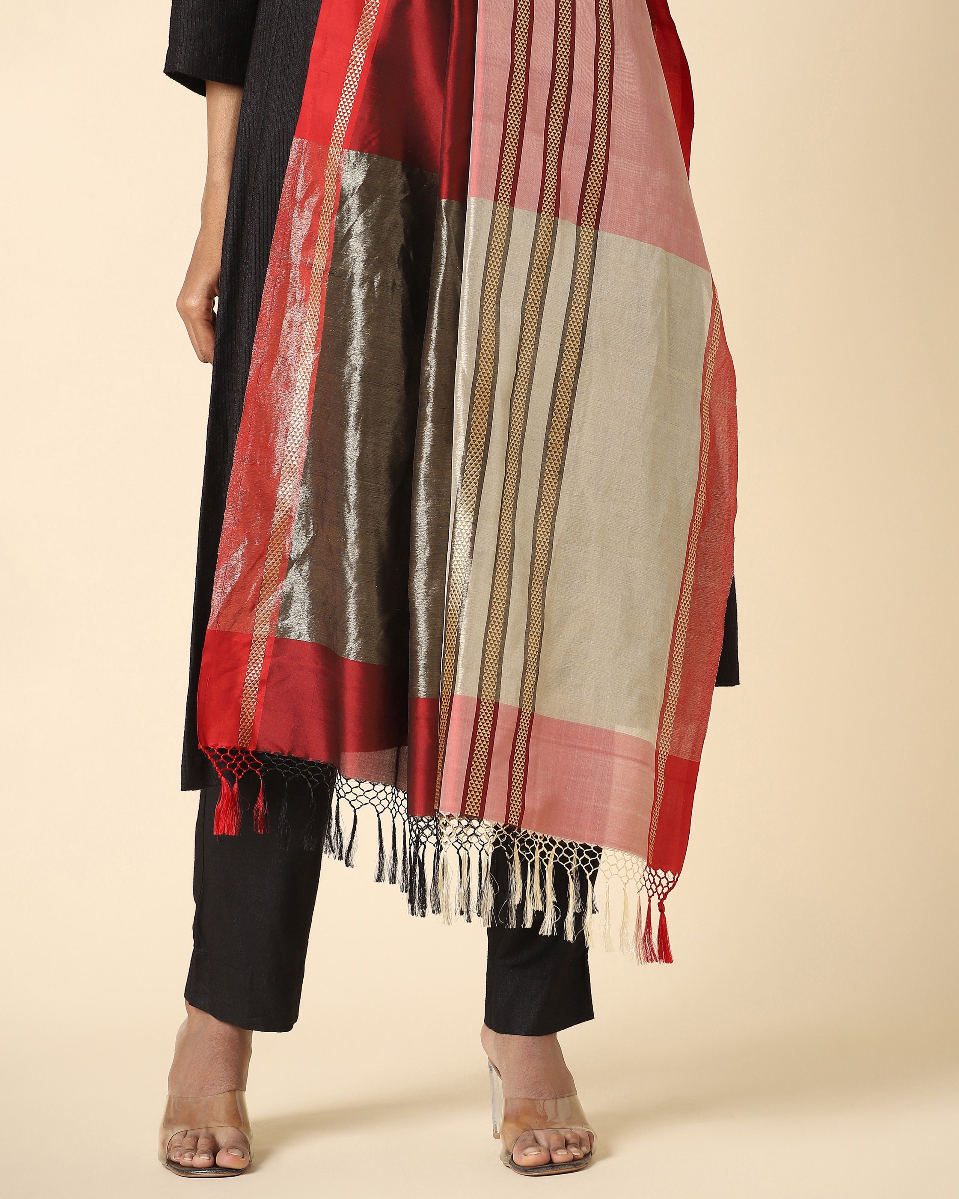 Amani Banarasi Kadwa Silk Dupatta
