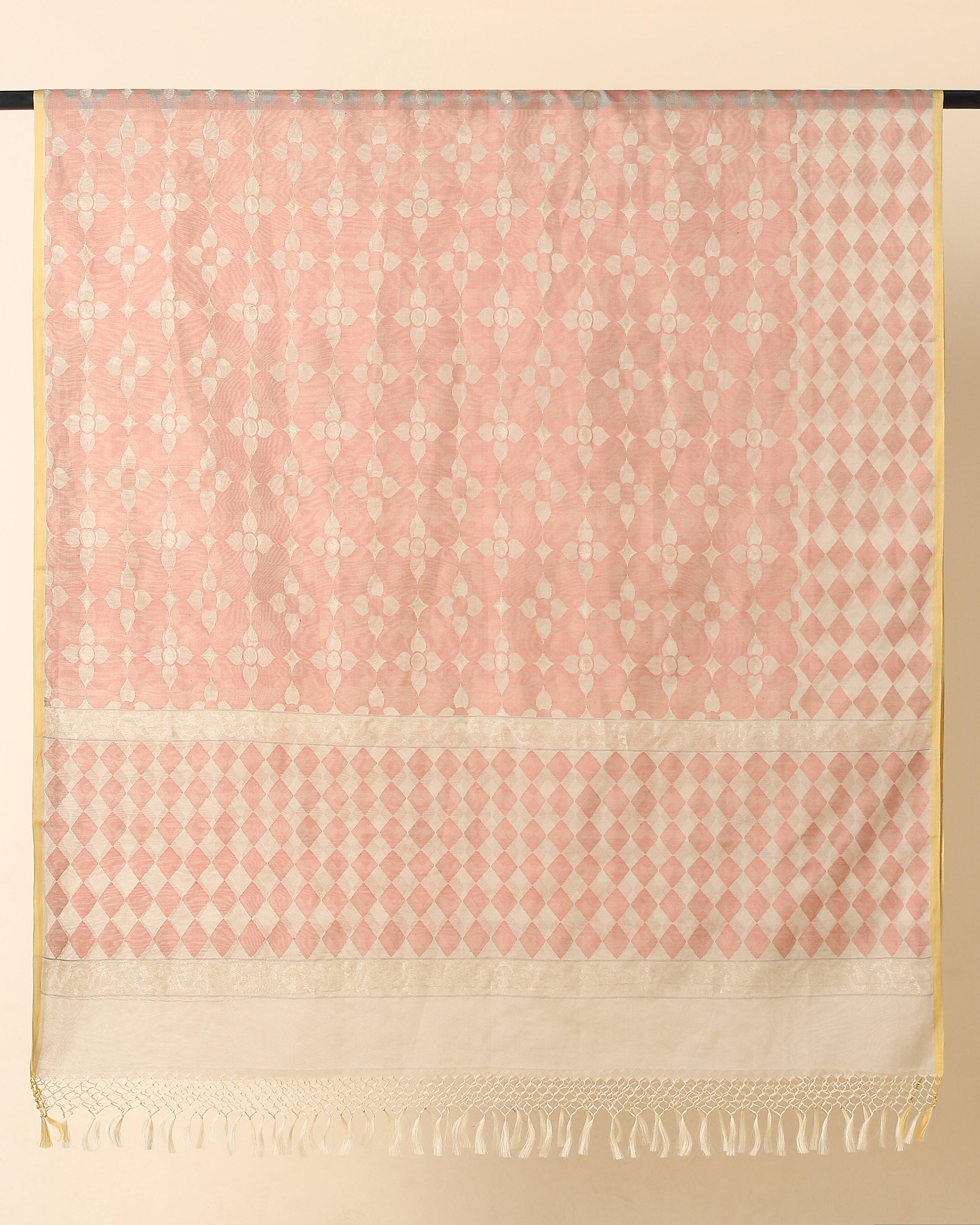 Virama Banarasi Jamdani Silk Cotton Dupatta