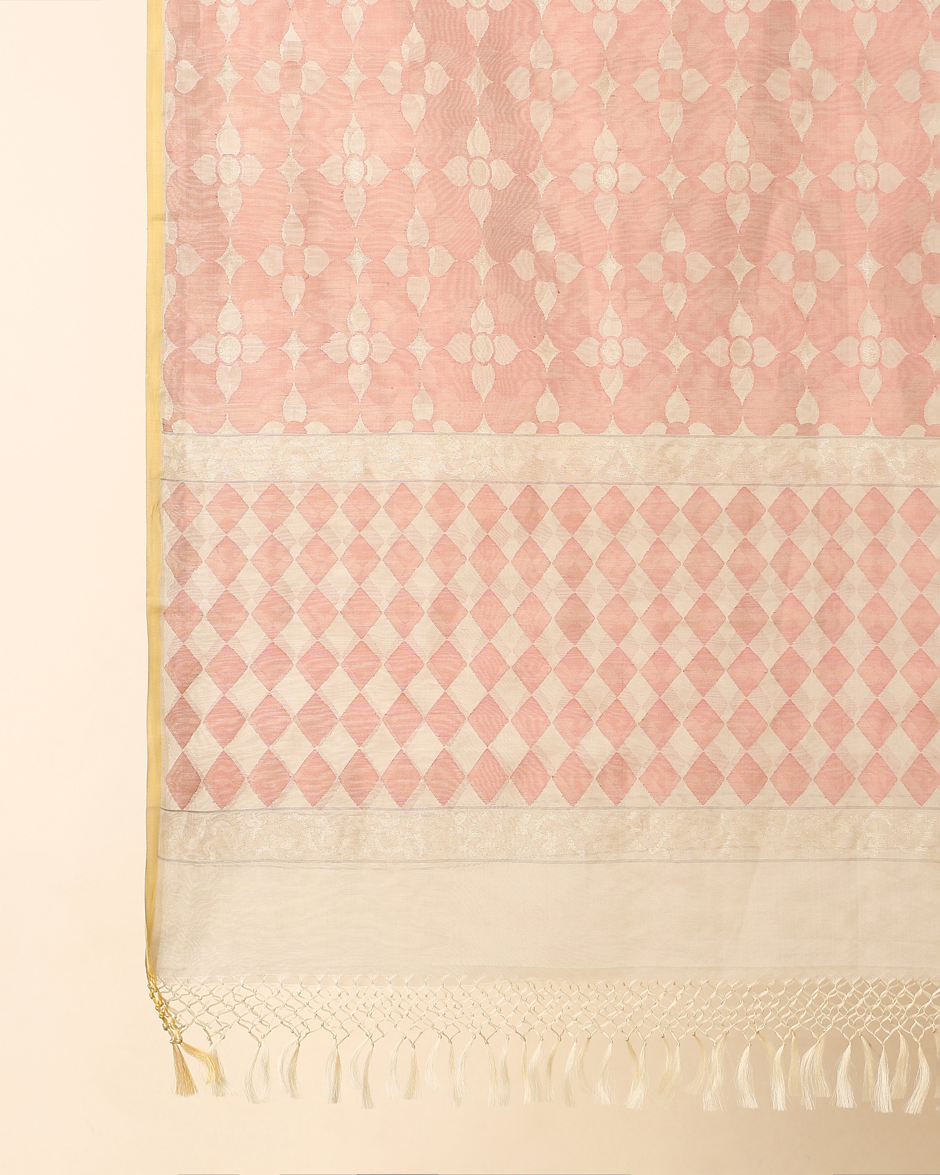 Virama Banarasi Jamdani Silk Cotton Dupatta