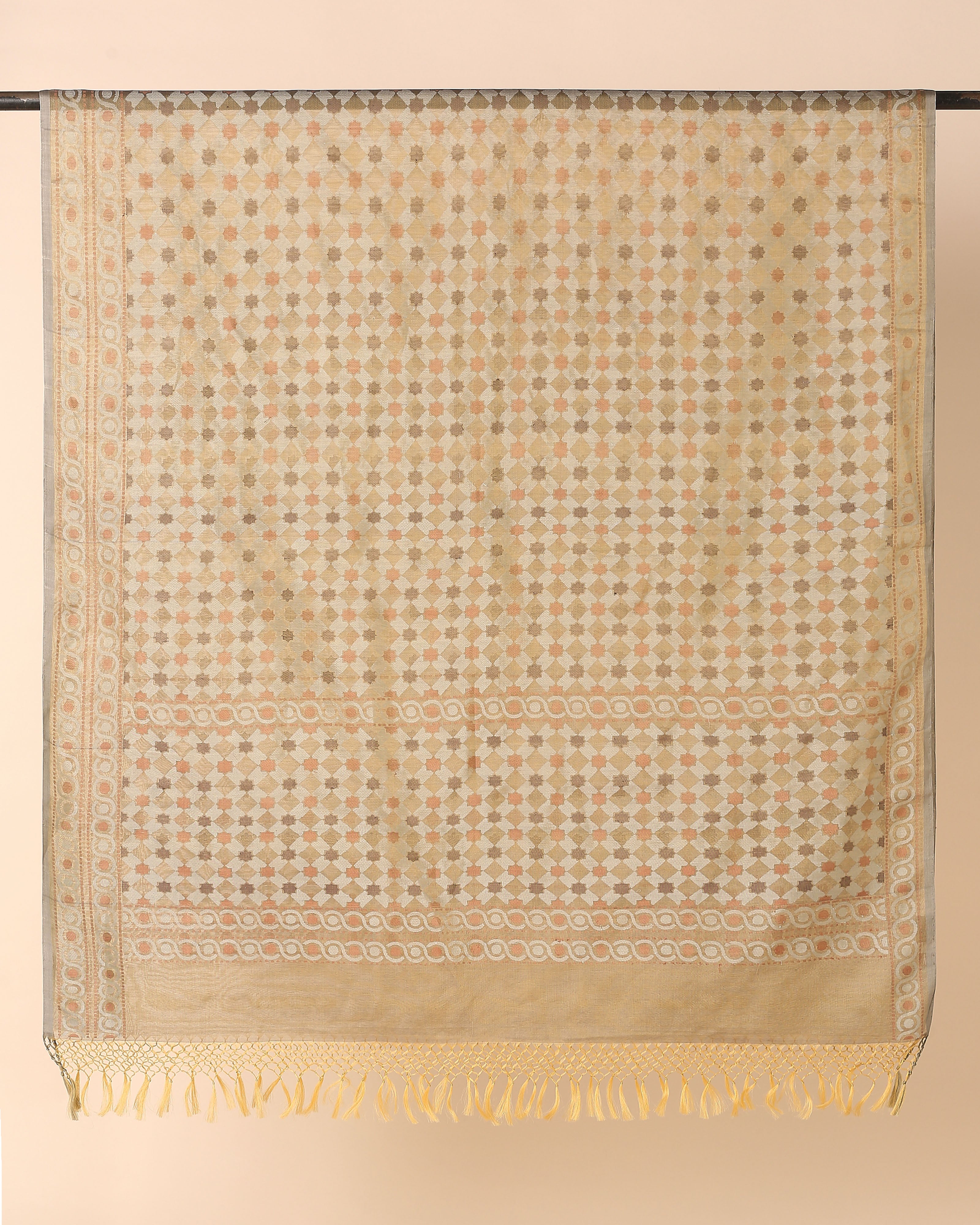 Kaliyah Banarasi Jamdani Silk Cotton Dupatta