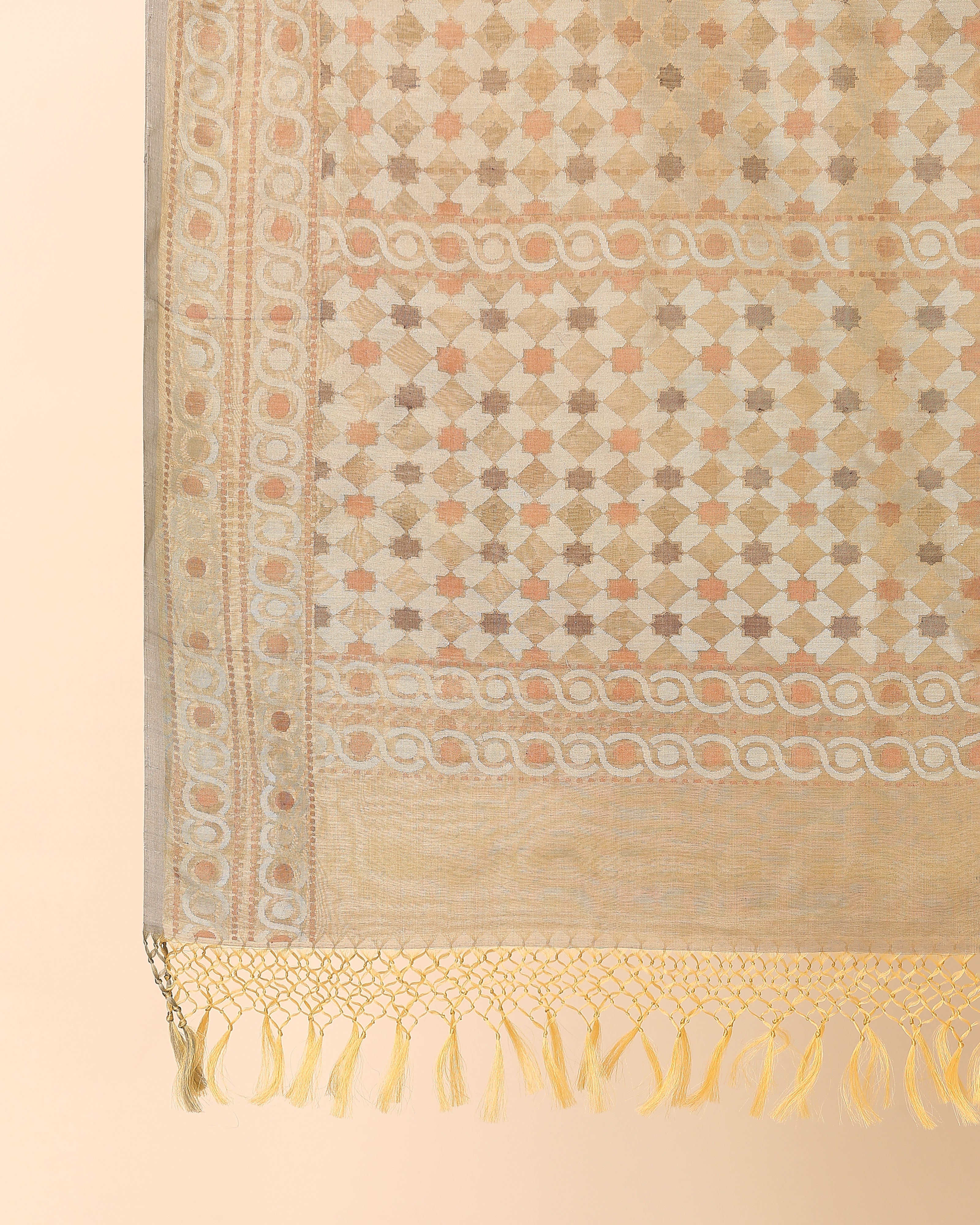 Kaliyah Banarasi Jamdani Silk Cotton Dupatta