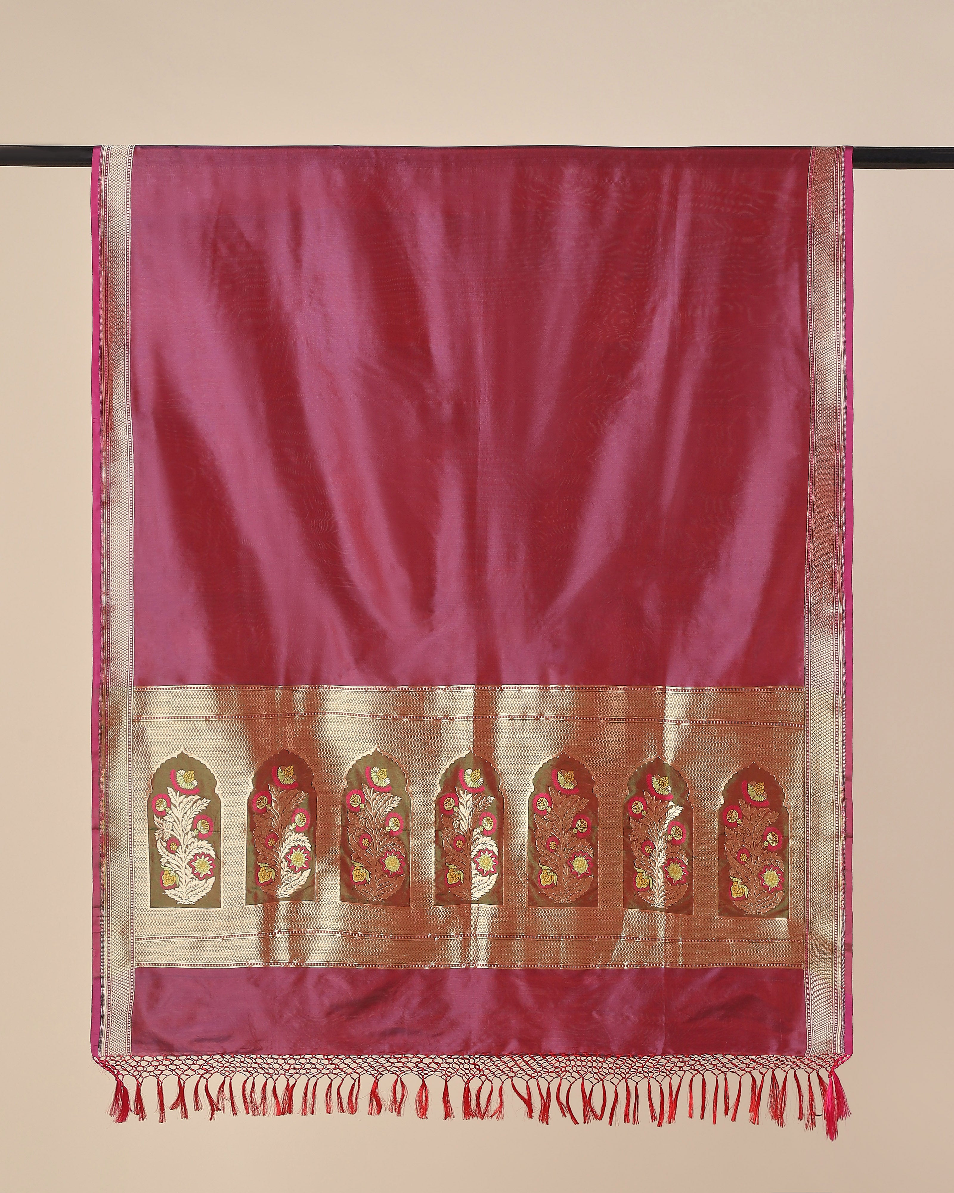 Jannat Banarasi Cutwork Silk Dupatta