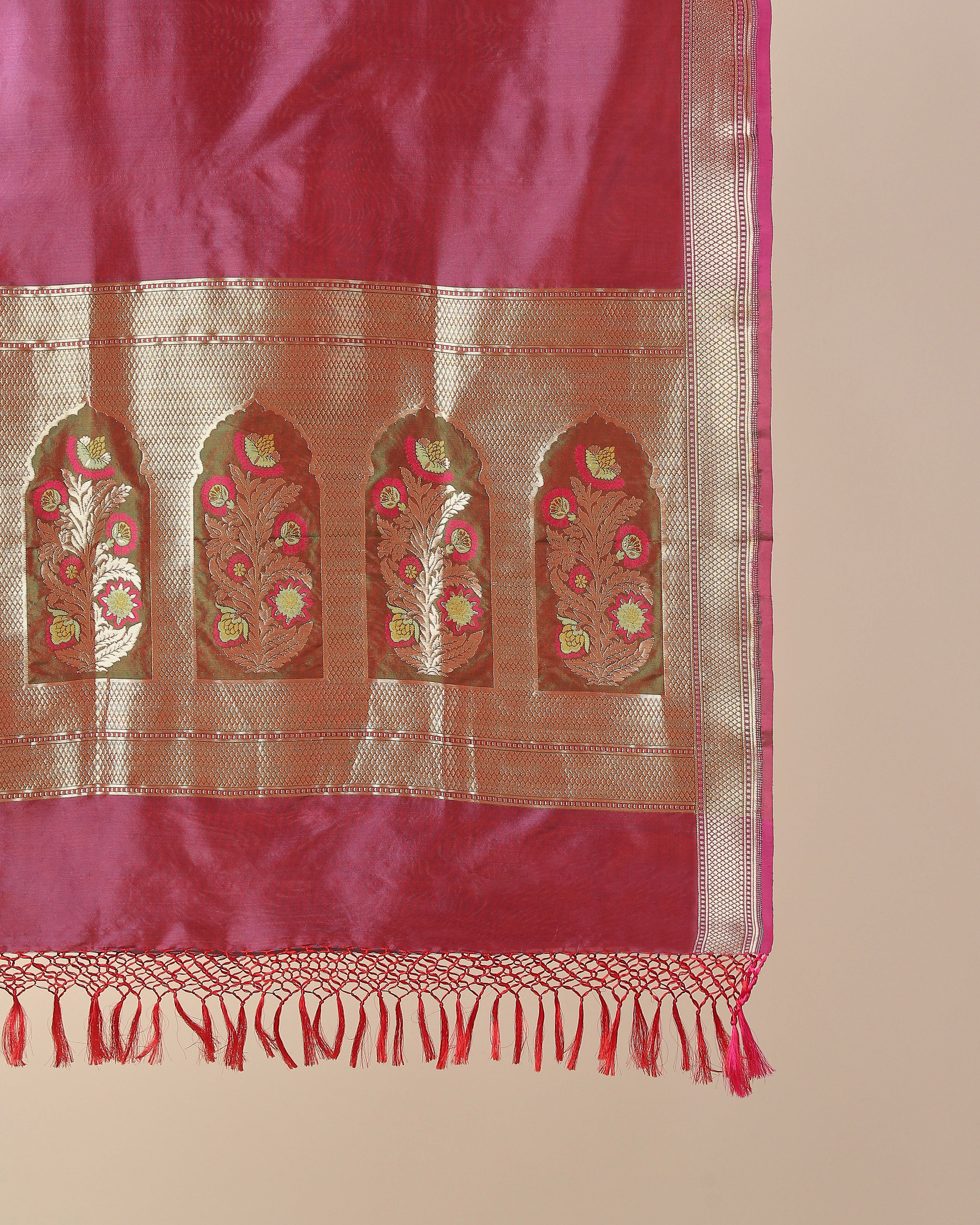 Jannat Banarasi Cutwork Silk Dupatta