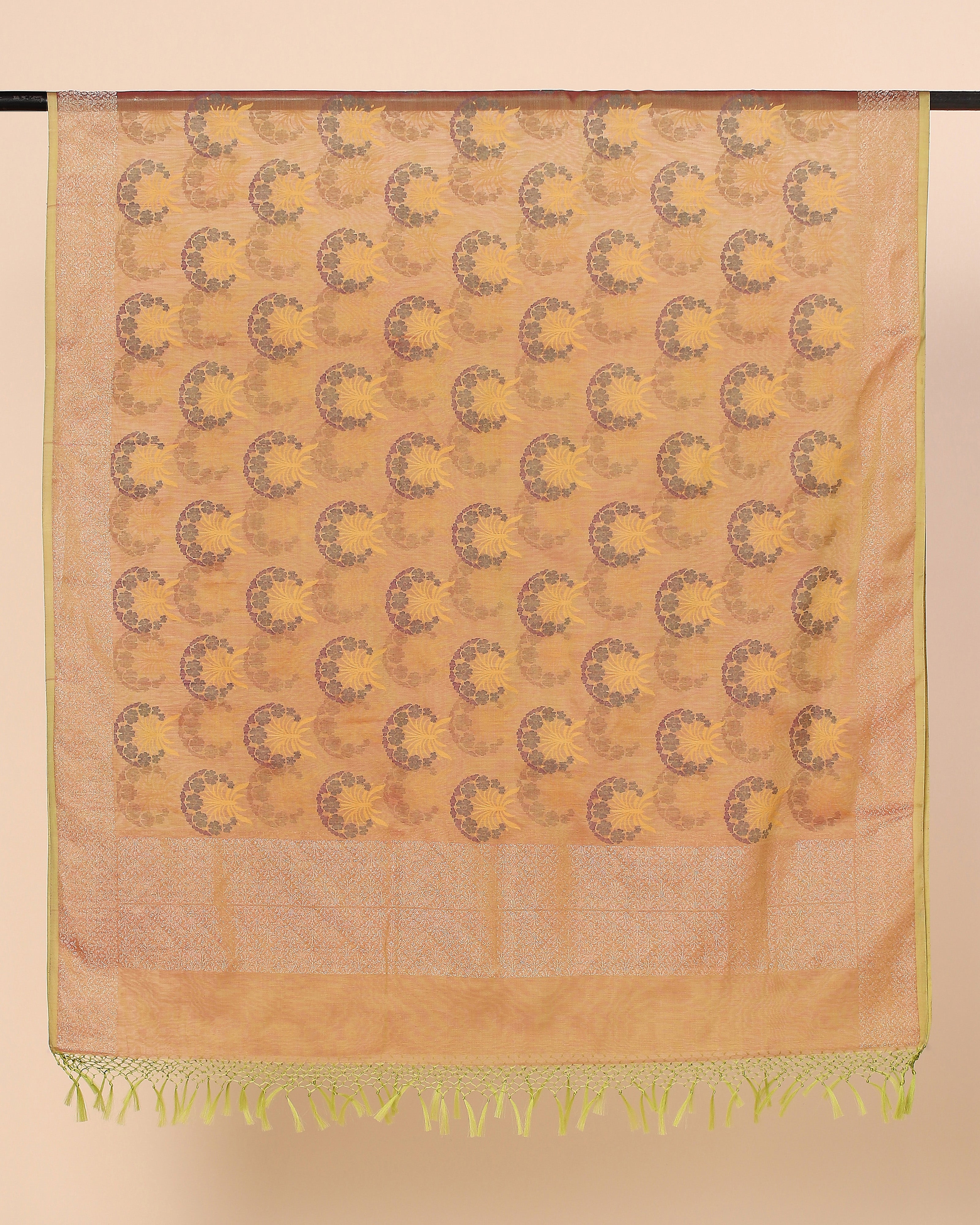 Anwitha Banarasi Jamdani Silk Cotton Dupatta