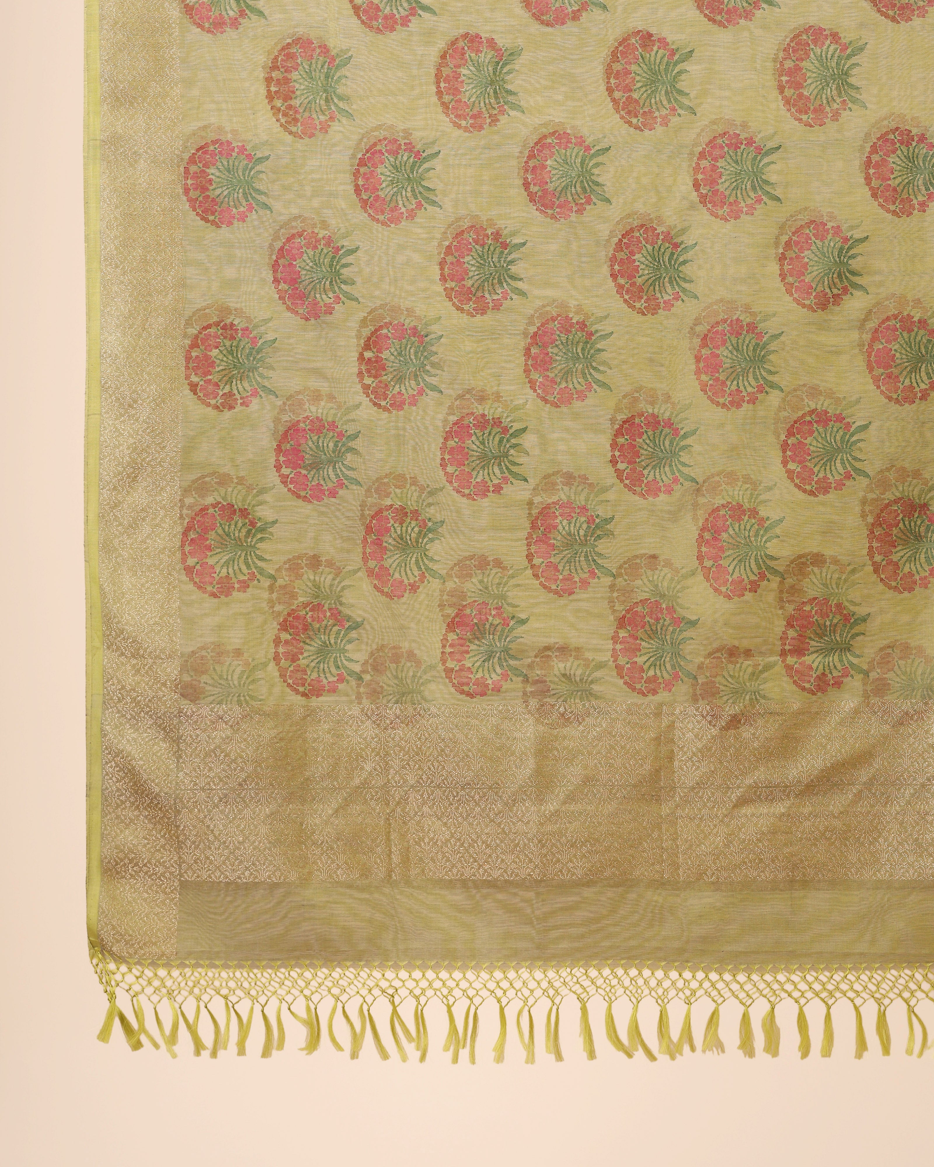 Anwitha Banarasi Jamdani Silk Cotton Dupatta
