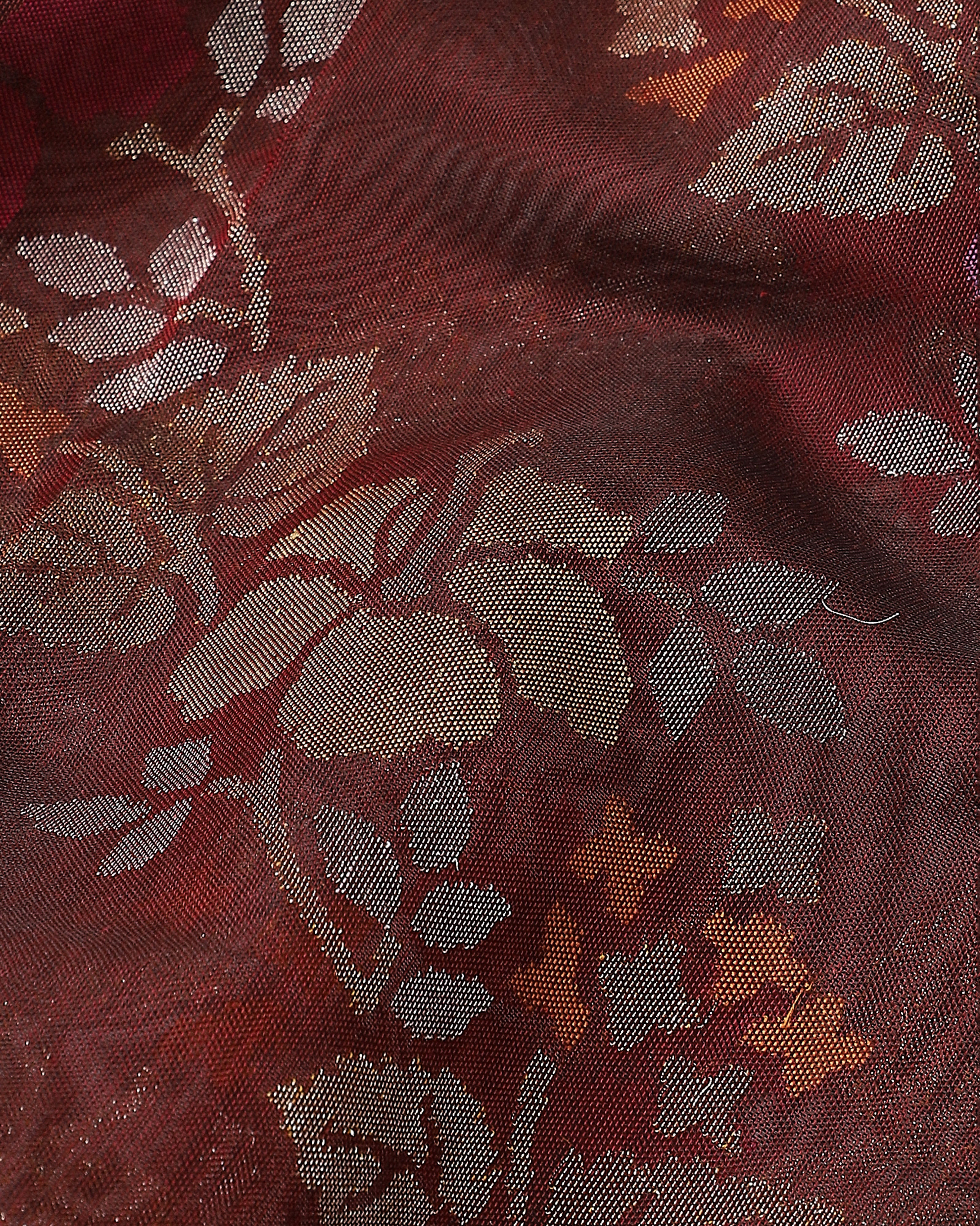 Sindhura Banarasi Jamdani Silk Cotton Saree