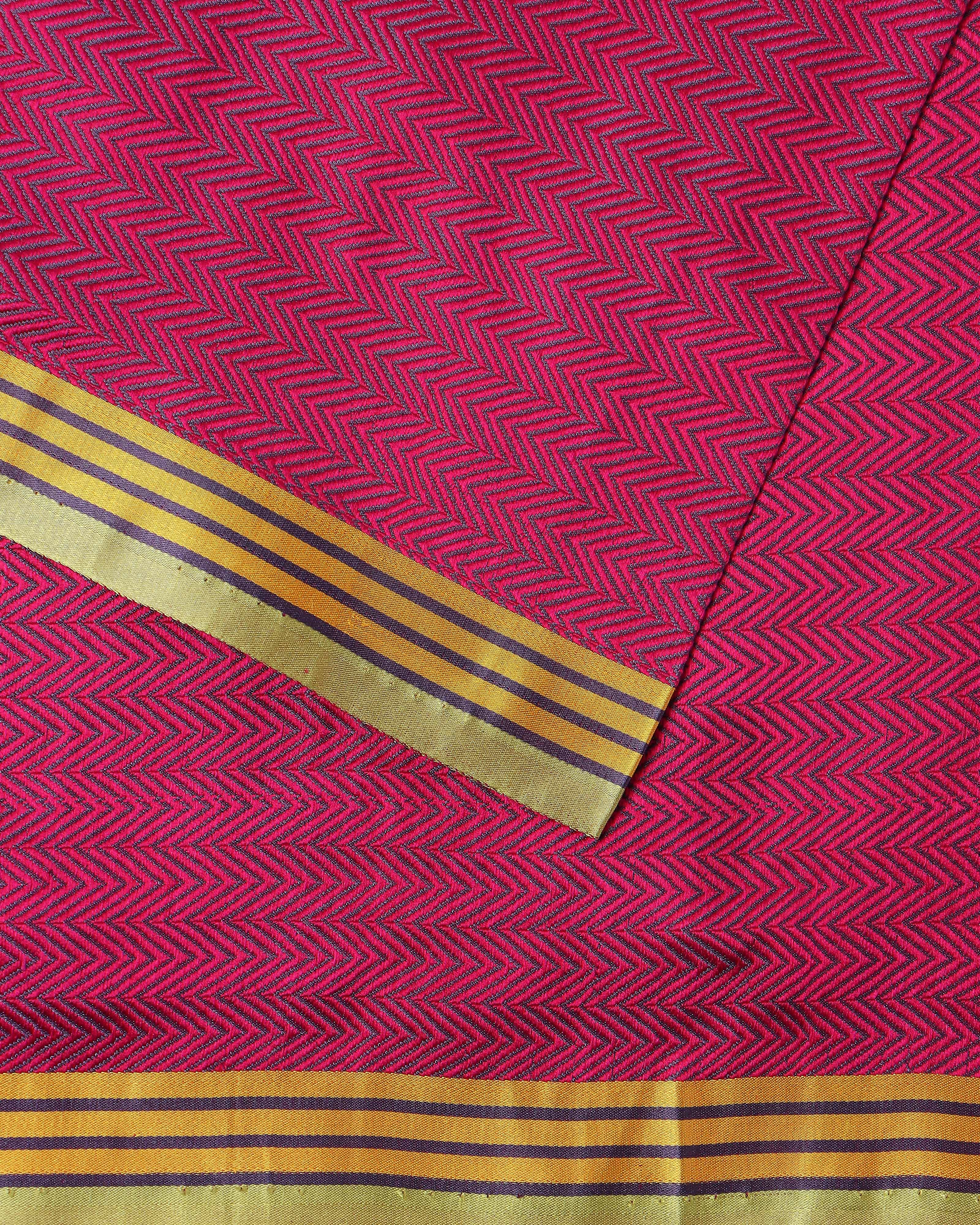Minha Banarasi Tanchoi And Kadwa Silk Saree