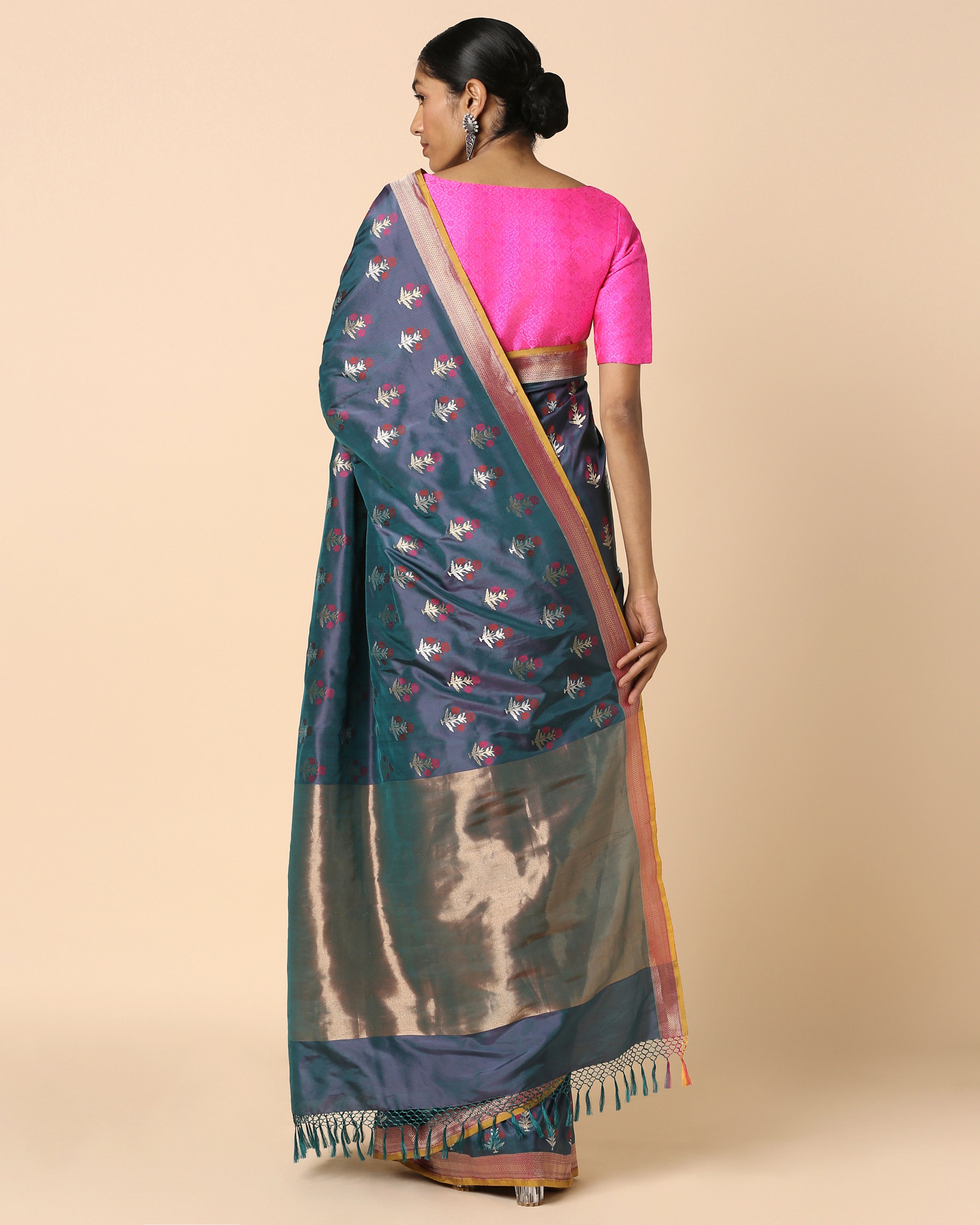 Inayah Banarasi Cutwork Silk Saree