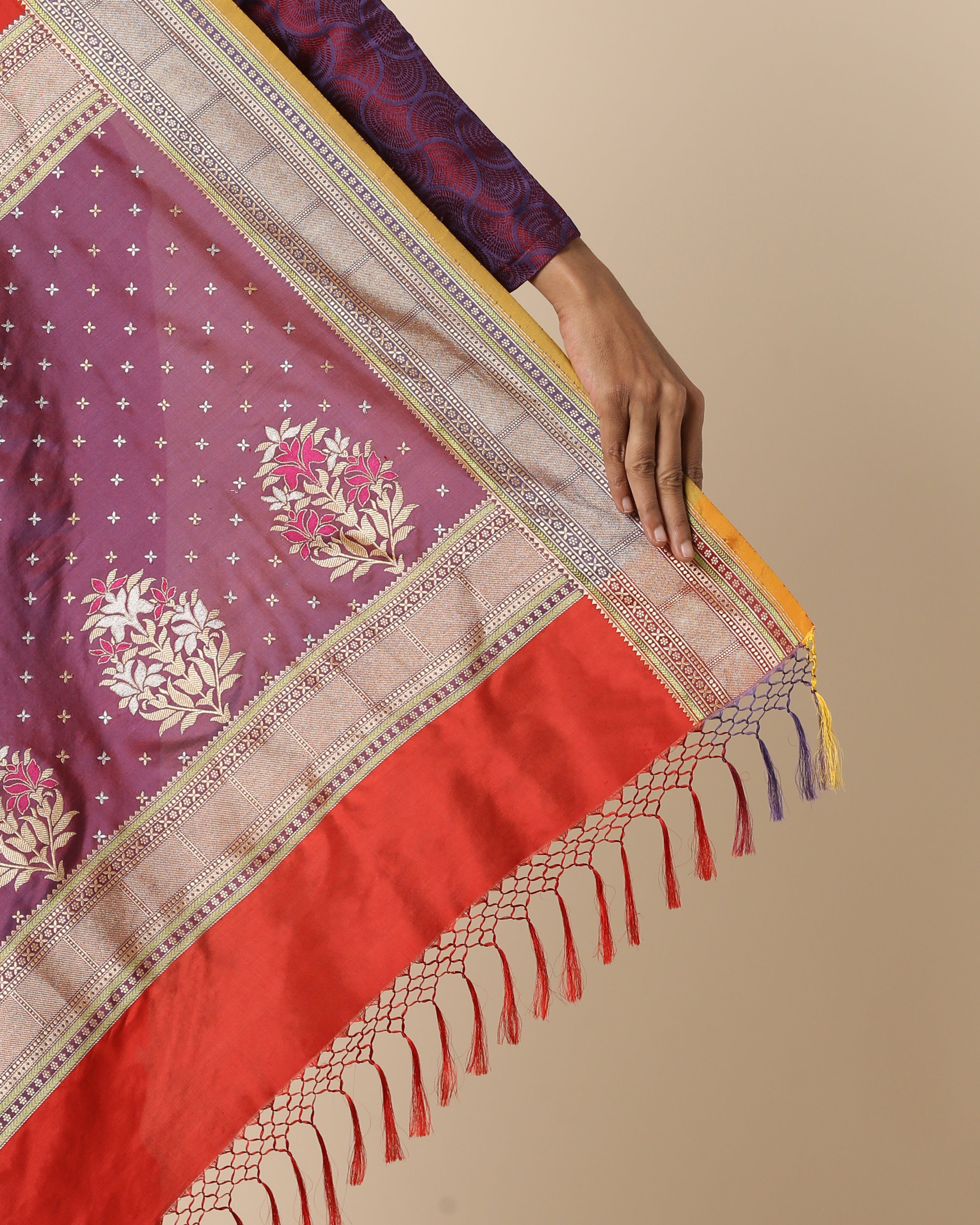 Miniha Banarasi Kadwa Silk Saree